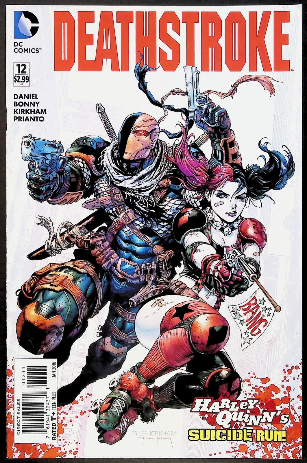 Deathstroke DC Comic Book 12x Lot #11-20 Annual #2 Looney Tunes Variant Harley - Thumbnail 16