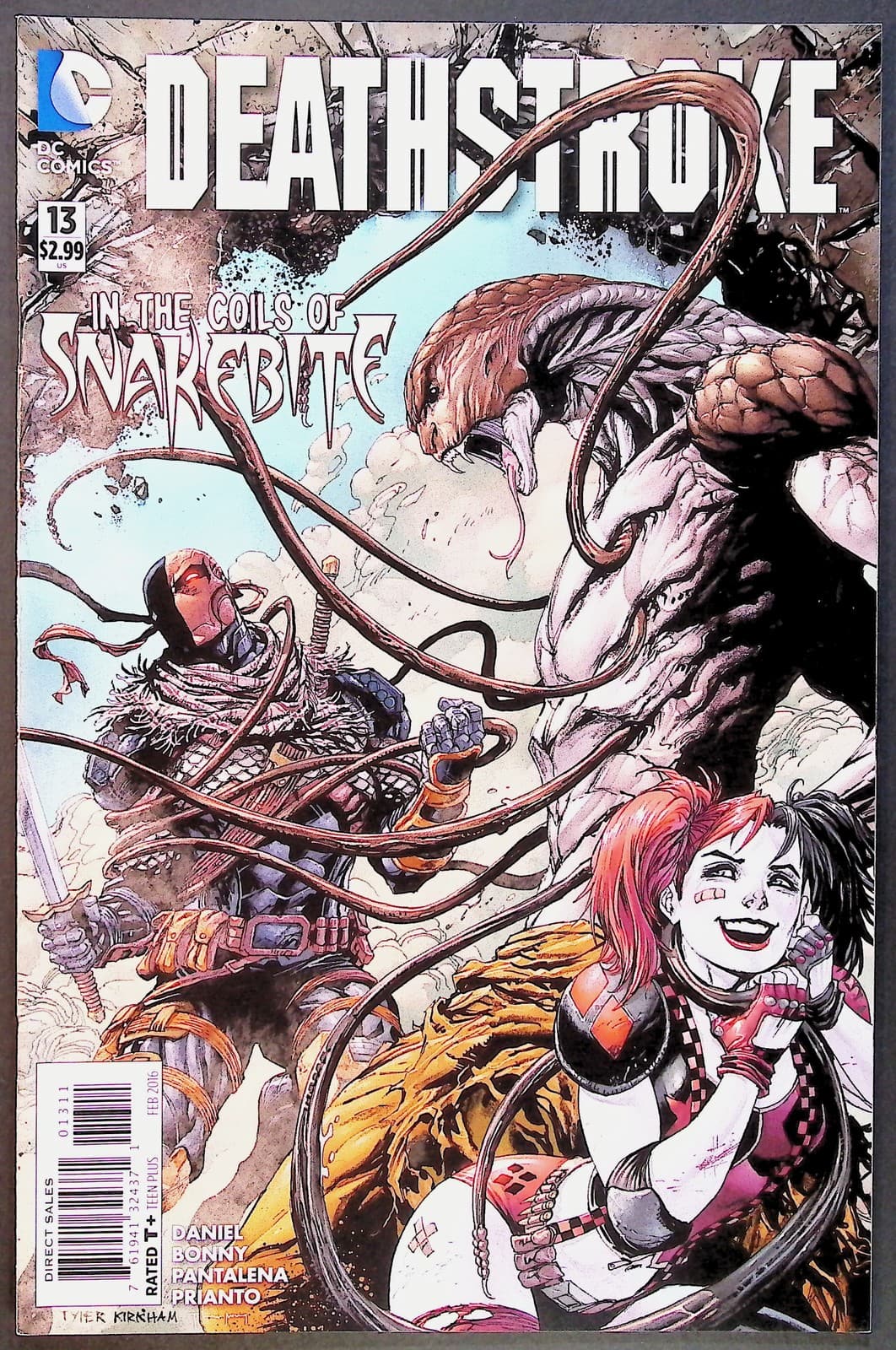 Deathstroke DC Comic Book 12x Lot #11-20 Annual #2 Looney Tunes Variant Harley - Thumbnail 13