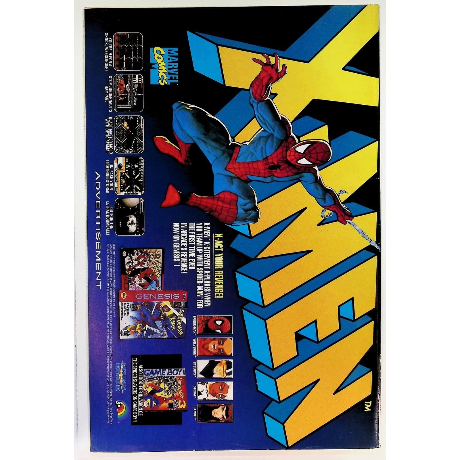Spider-Man Classics #7 Torment In The Swamp Lizard Marvel Comic 1993 Newsstand - Thumbnail 2