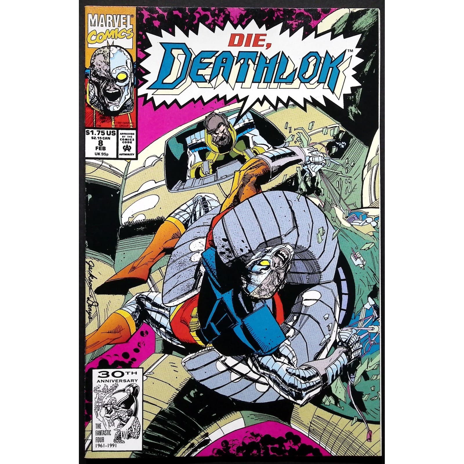 Deathlok 8x Comic Book Lot Issues 1,2,4,5,6,7,9,10 Ghost Rider Punisher NS VF - Thumbnail 7