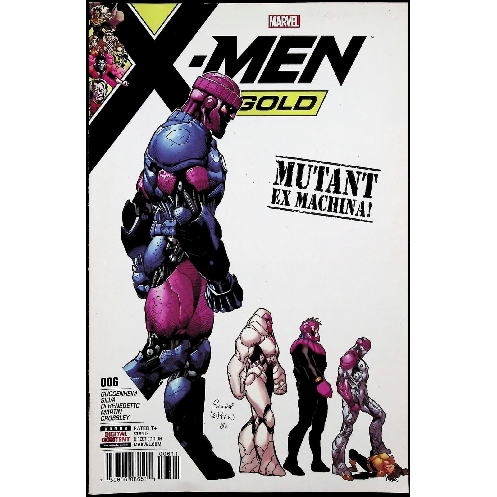 X-Men Gold #6 7 9 14 Marvel 2017 Kitty Pryde Colossus Magneto 4x Comic Lot - Thumbnail 2