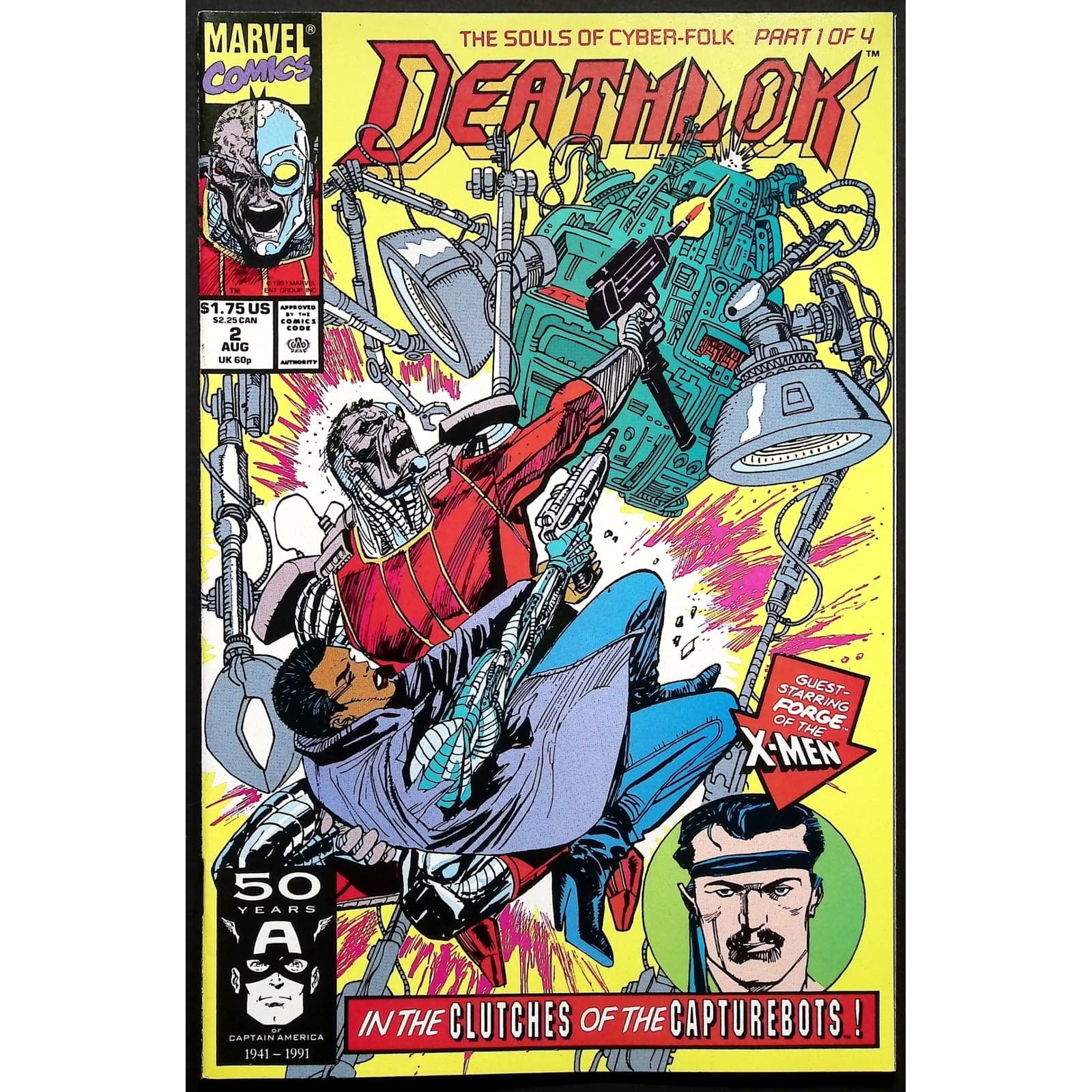 Deathlok 8x Comic Book Lot Issues 1,2,4,5,6,7,9,10 Ghost Rider Punisher NS VF - Thumbnail 3