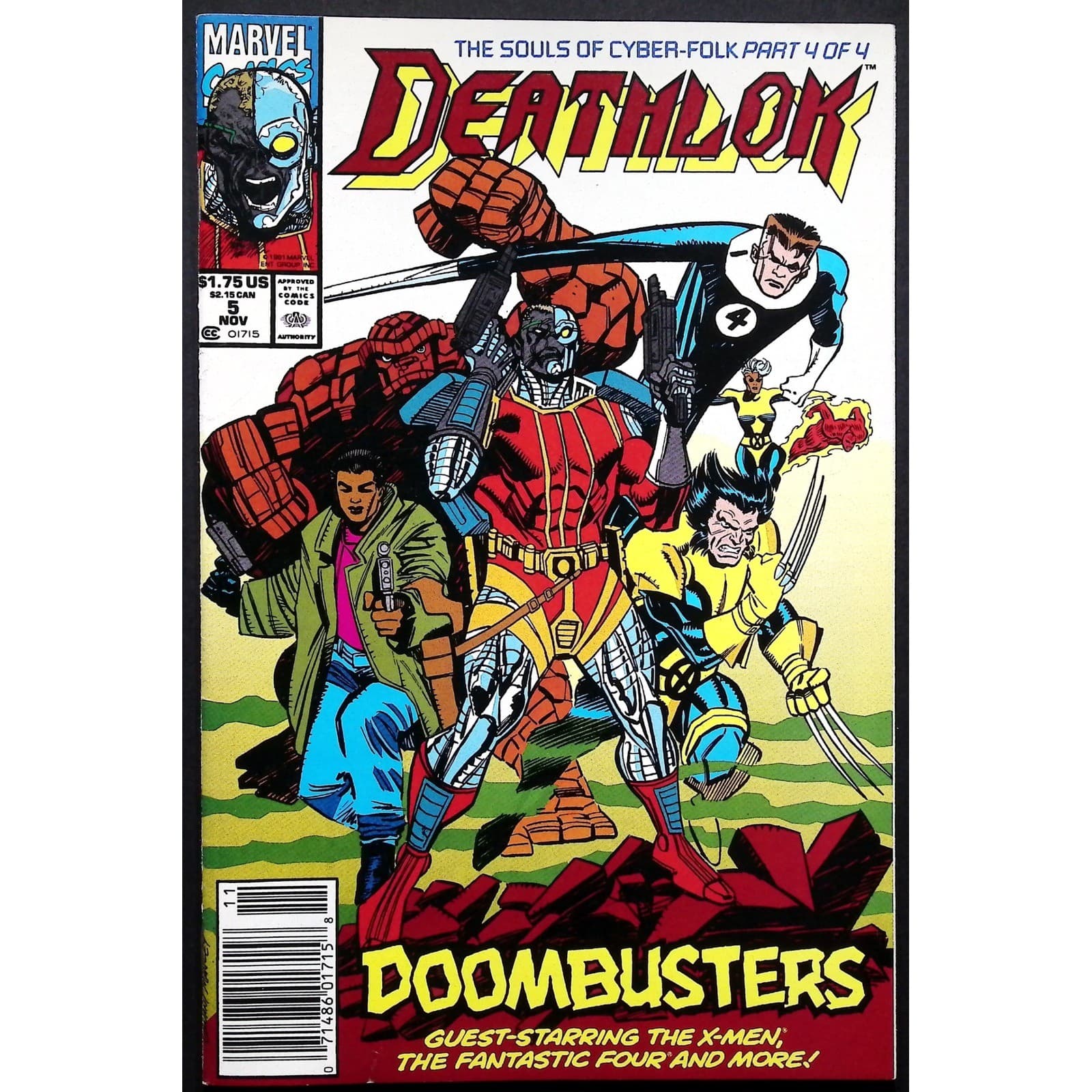 Deathlok 8x Comic Book Lot Issues 1,2,4,5,6,7,9,10 Ghost Rider Punisher NS VF - Thumbnail 5