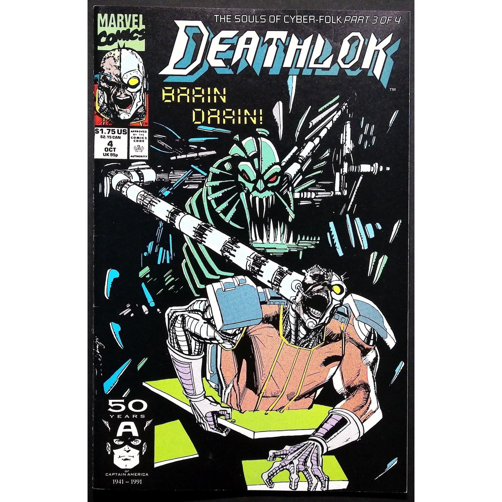 Deathlok 8x Comic Book Lot Issues 1,2,4,5,6,7,9,10 Ghost Rider Punisher NS VF - Thumbnail 9