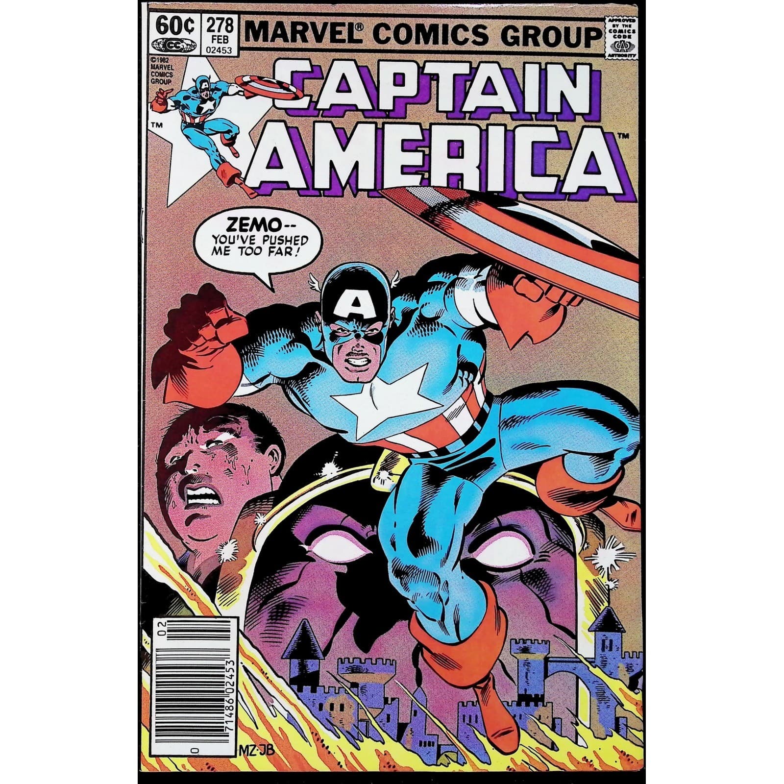 Captain America 4X Comic Lot #272 277 278 279 Newsstand 1st Vermin Marvel - Thumbnail 6