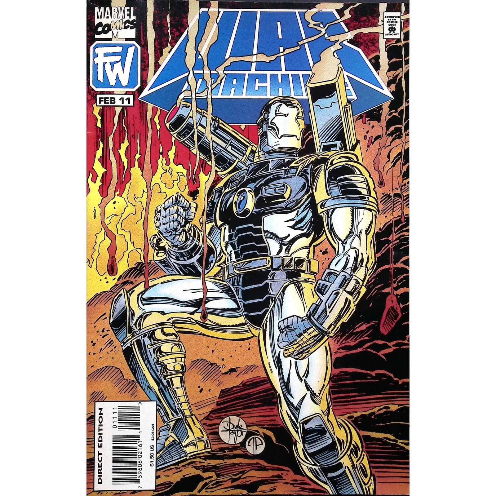Marvel Comic 11x Lot War Machine #1-11 James Rhodes Iron Man Cable - Thumbnail 4