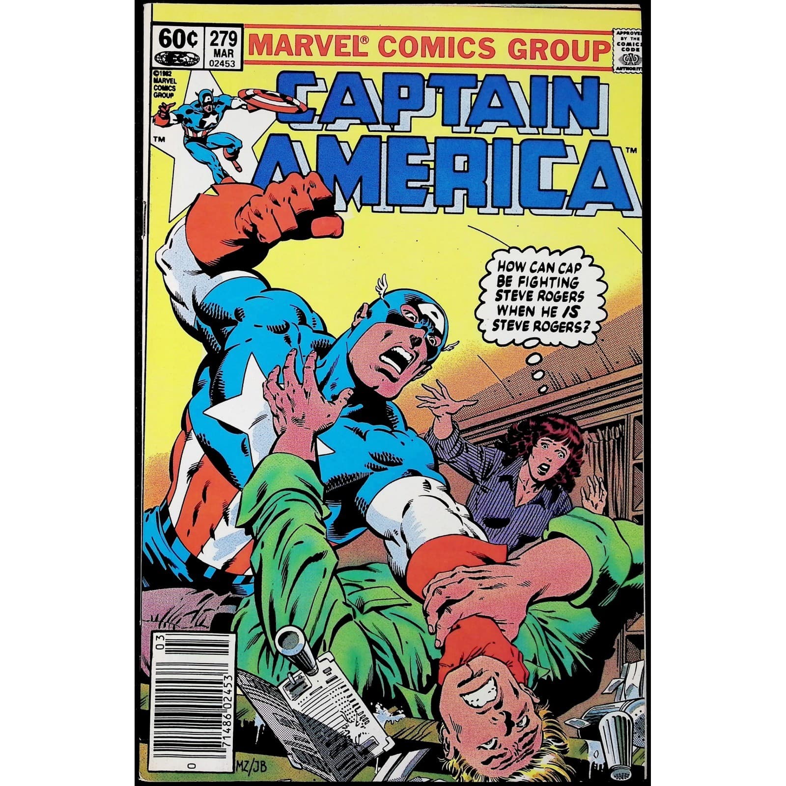 Captain America 4X Comic Lot #272 277 278 279 Newsstand 1st Vermin Marvel - Thumbnail 8