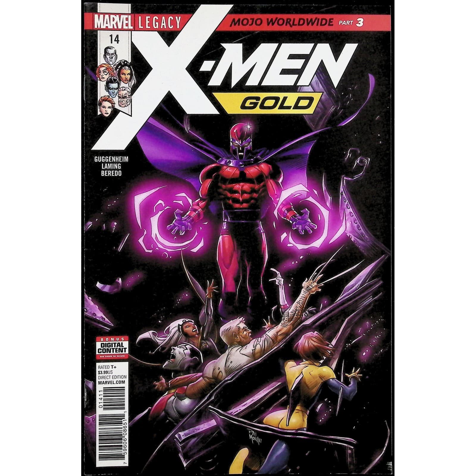 X-Men Gold #6 7 9 14 Marvel 2017 Kitty Pryde Colossus Magneto 4x Comic Lot - Thumbnail 5