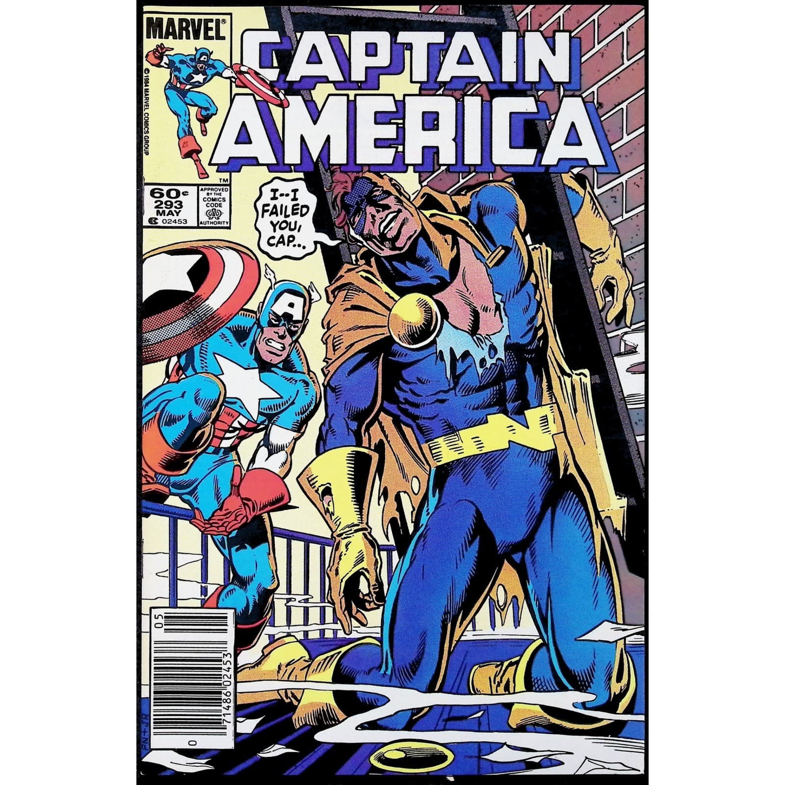 Captain America 3X Comic Lot 292 293 294 Newsstand 1st Black Crow Sisters of Sin - Thumbnail 4