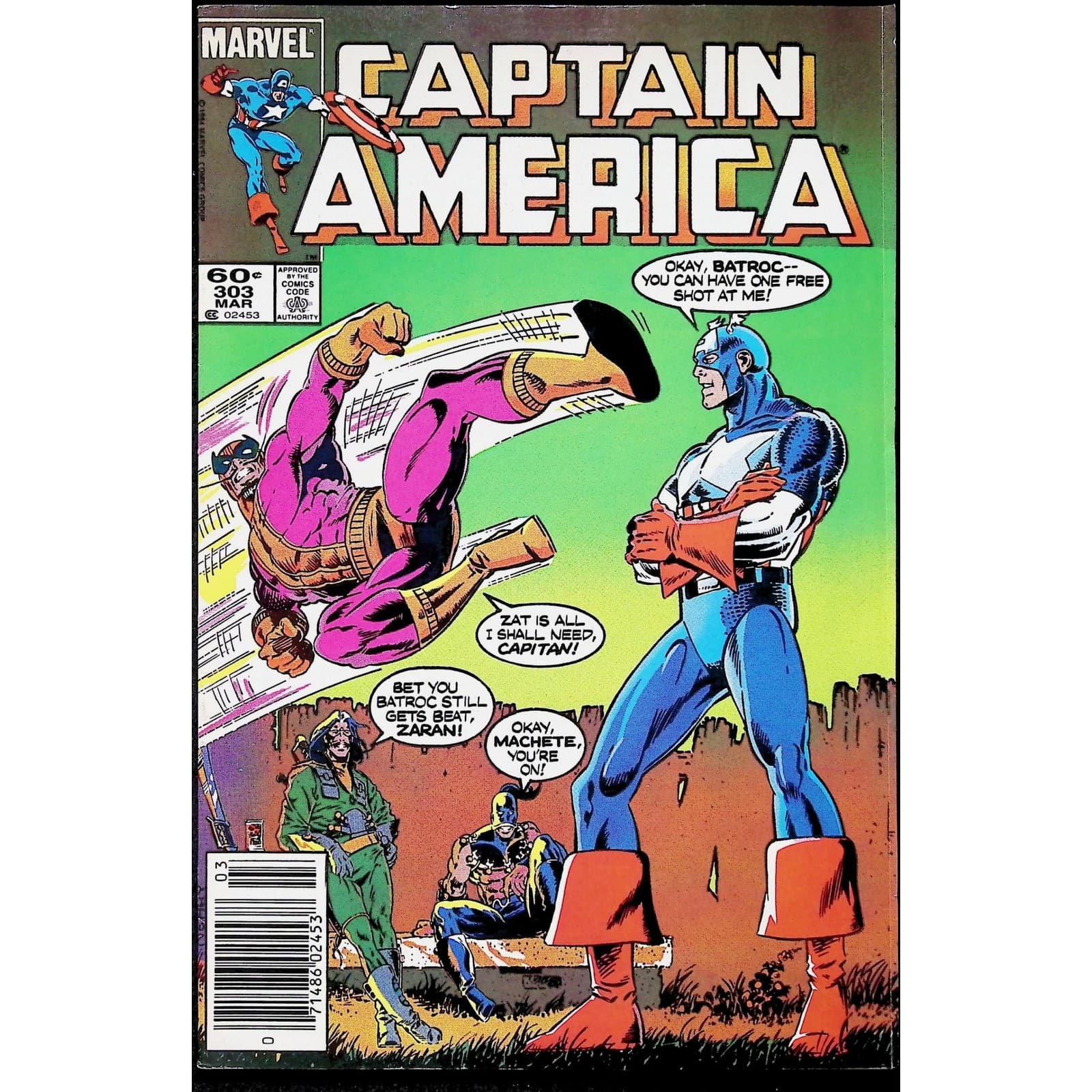 Captain America 4X Comic Lot #303 304 310 311 Newsstand 1st Serpent Society Marv - Thumbnail 2
