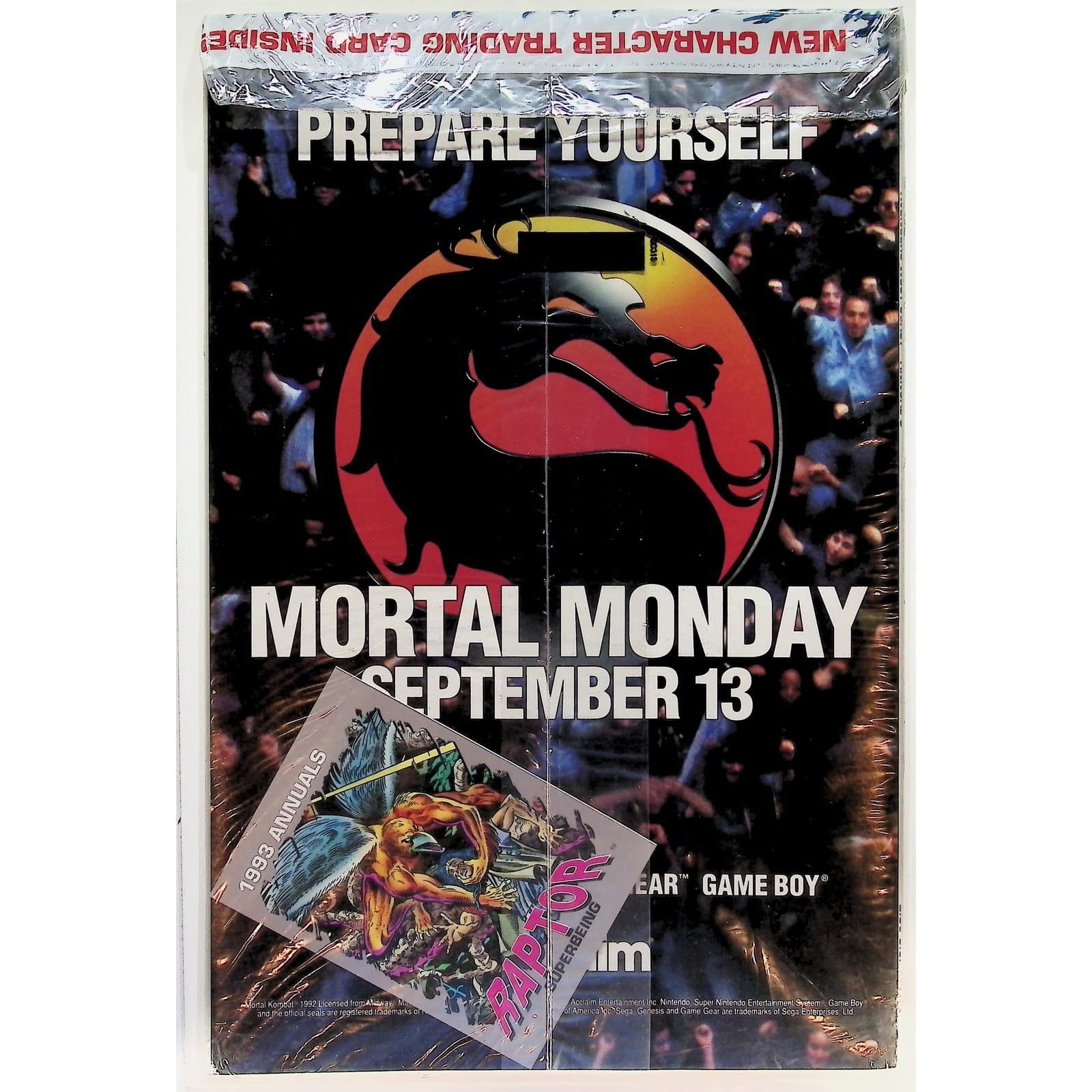 Avengers West Coast Annual 8 1993 Marvel War Machine Raptor Comic Card Newsstand - Thumbnail 2