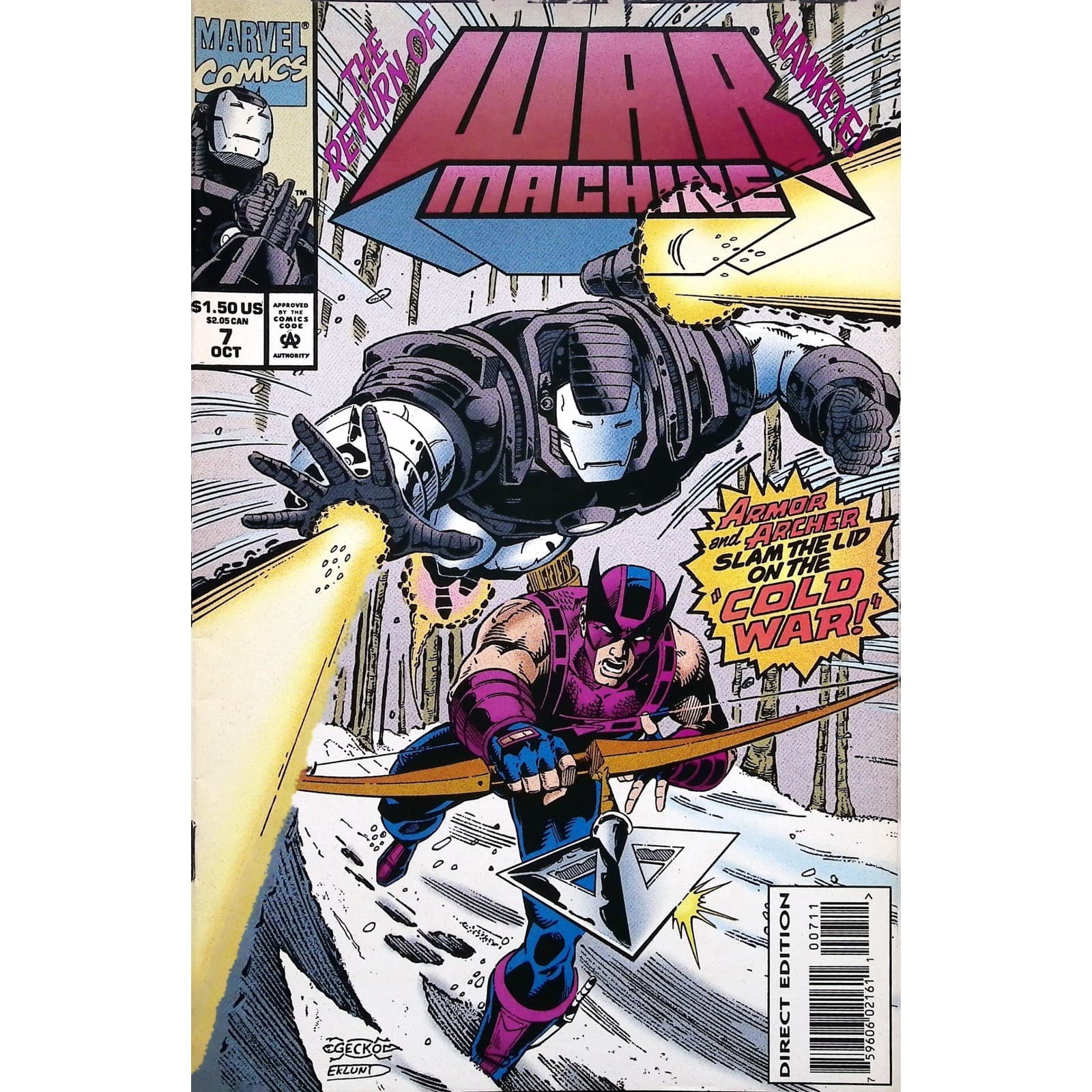 Marvel Comic 11x Lot War Machine #1-11 James Rhodes Iron Man Cable - Thumbnail 7