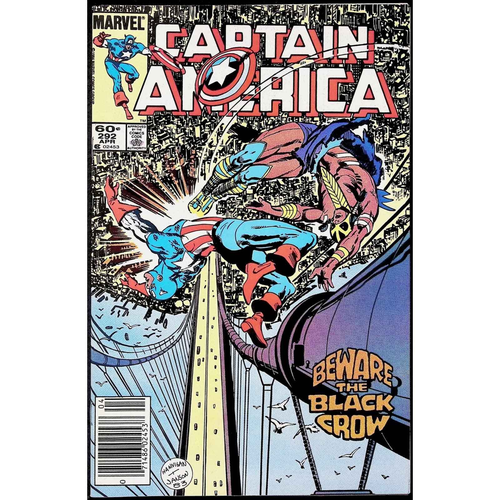 Captain America 3X Comic Lot 292 293 294 Newsstand 1st Black Crow Sisters of Sin - Thumbnail 2