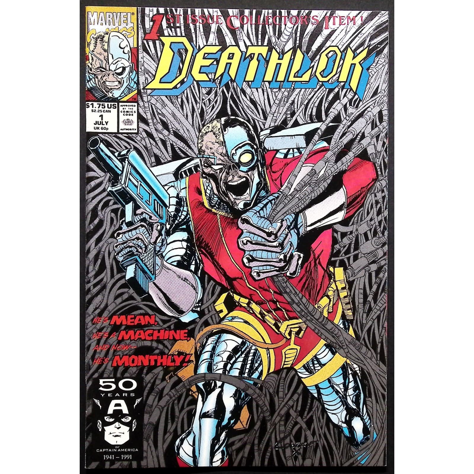 Deathlok 8x Comic Book Lot Issues 1,2,4,5,6,7,9,10 Ghost Rider Punisher NS VF - Thumbnail 2