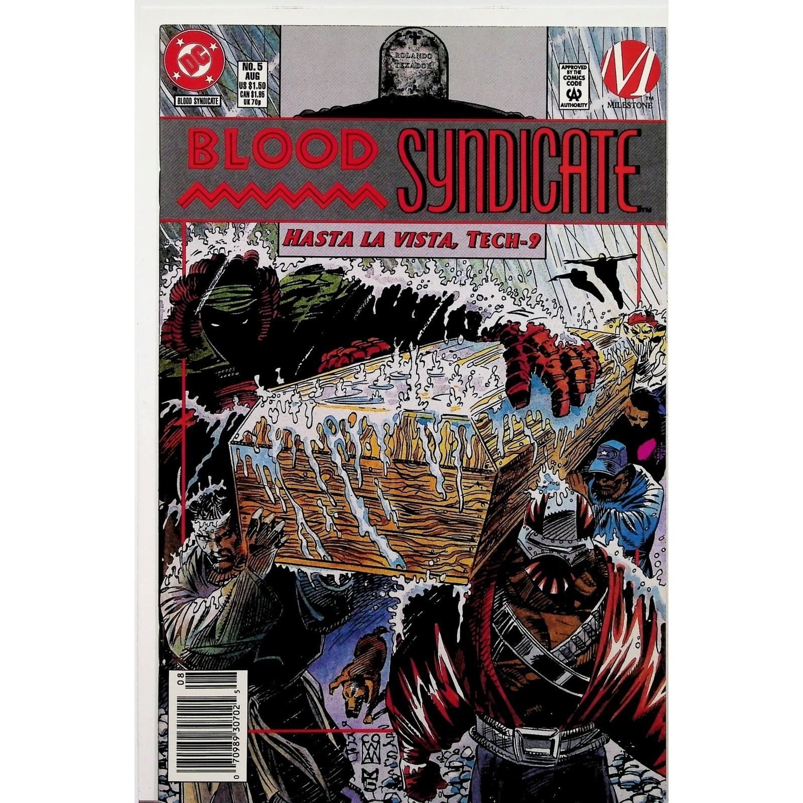 Blood Syndicate Icon Milestone Comics 4x Lot DC Comic Books Collectible Vintage - Thumbnail 3