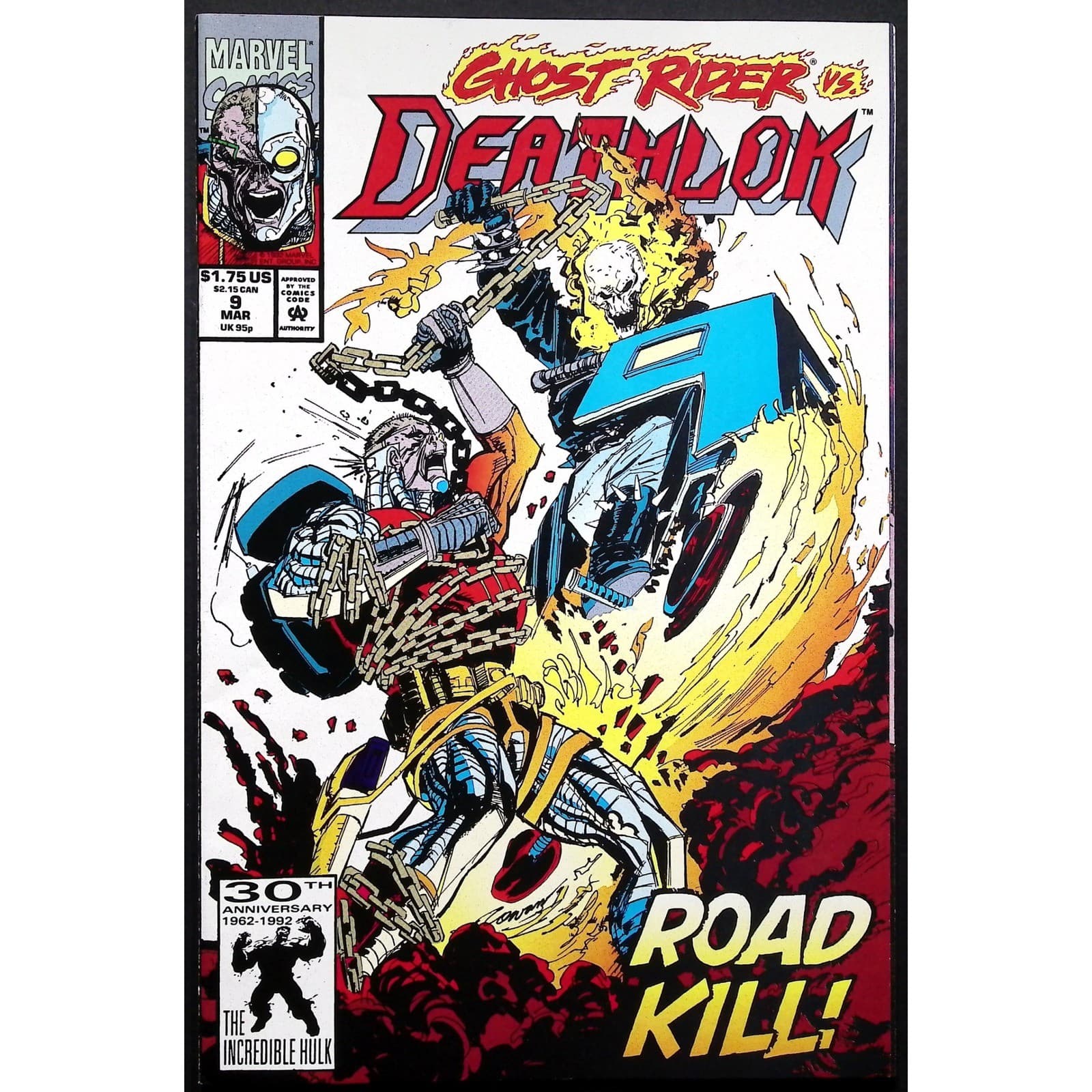 Deathlok 8x Comic Book Lot Issues 1,2,4,5,6,7,9,10 Ghost Rider Punisher NS VF - Thumbnail 6