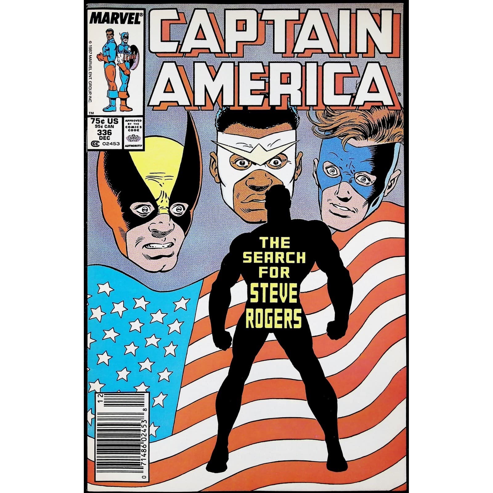 Captain America 4X Comic Lot #335 336 337 338 1st The Captain Newsstand Marvel - Thumbnail 4