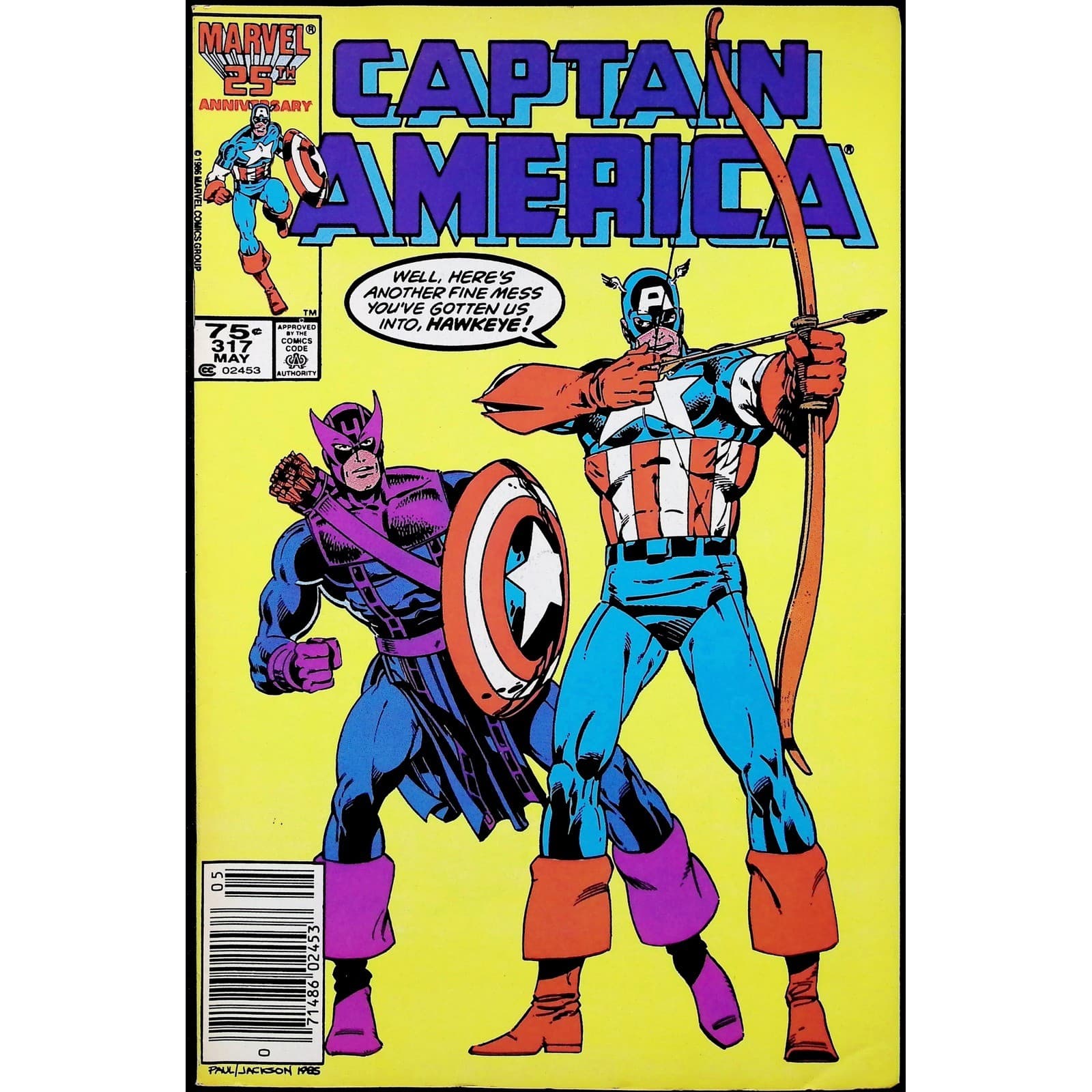 Captain America 4X Comic Lot #315 316 316 318 Newsstand Marvel Serpent Society - Thumbnail 6