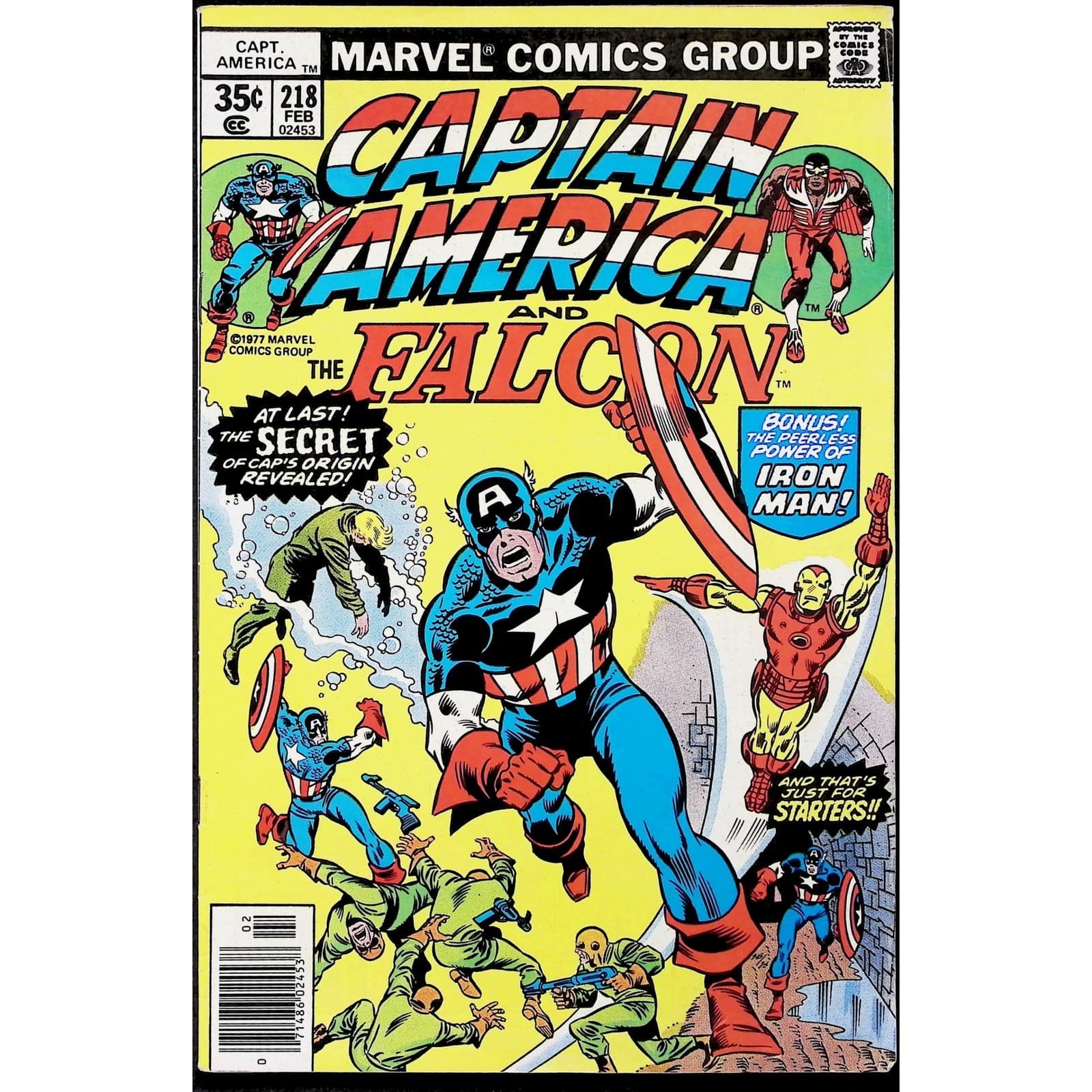 Captain America 2X Comic Lot #218 296 Cap Origin Revealed Newsstand Marvel - Thumbnail 4