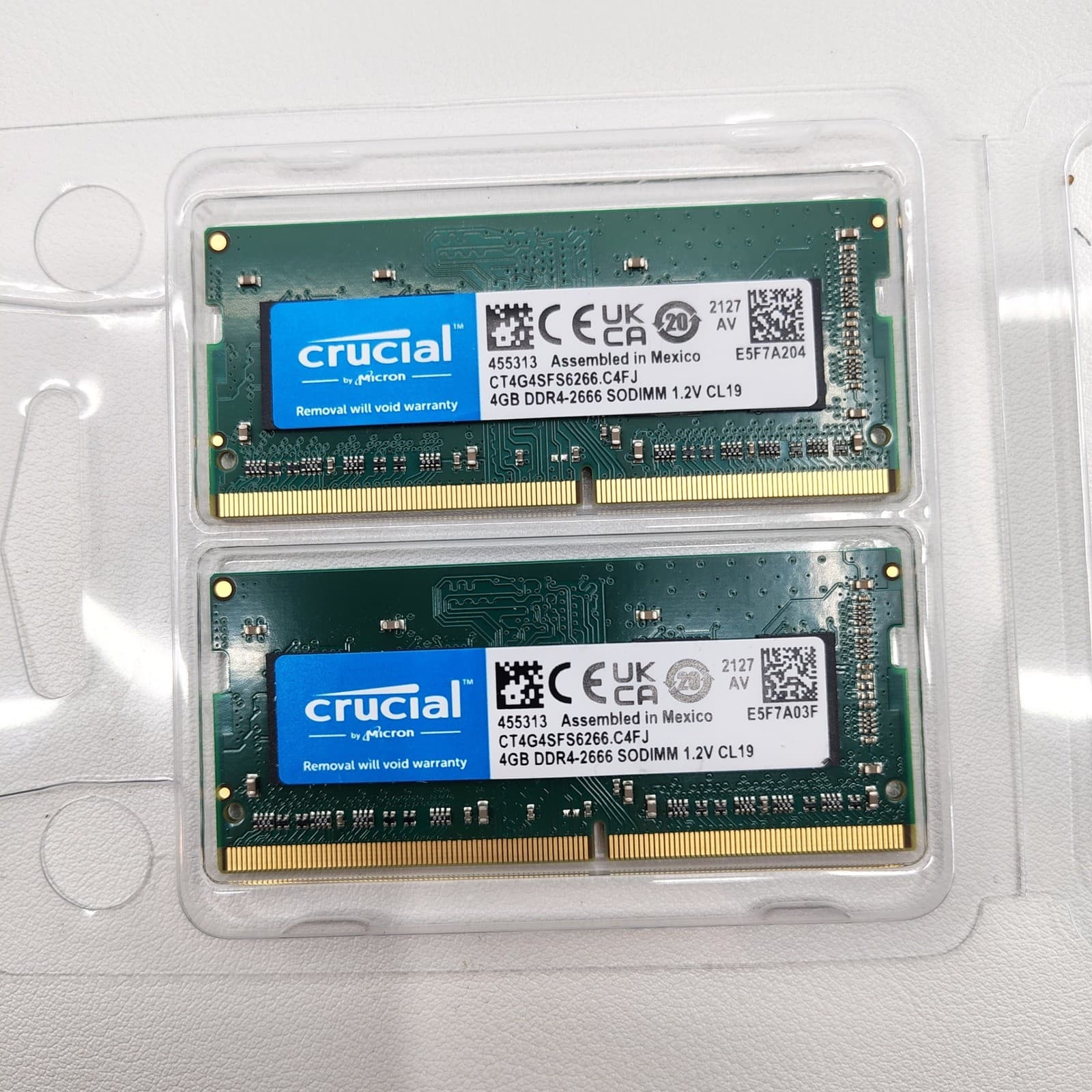 Crucial RAM 8GB Kit (2x4GB) DDR4-2666 SODIMM Laptop Memory CT2K4G4SFS8266 - Thumbnail 3