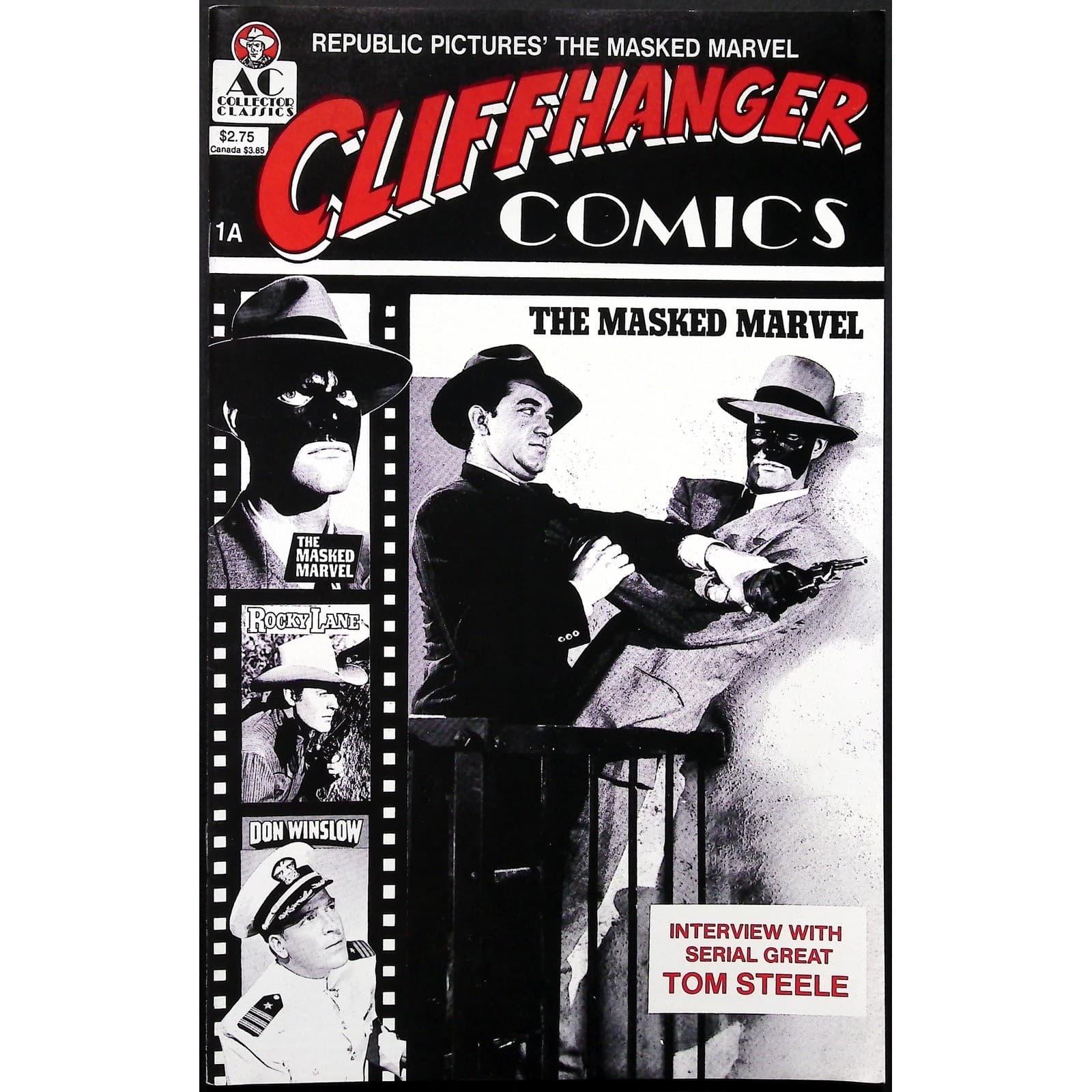 AC Comics Cliffhanger Comics #1A 2A 2x Comic Lot Masked Marvel Don Winslow - Thumbnail 4