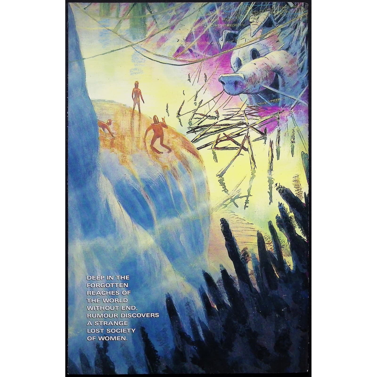 DC Comics World Without End Comic Book #3 Jamie Delano John Higgins Painted Art - Thumbnail 2