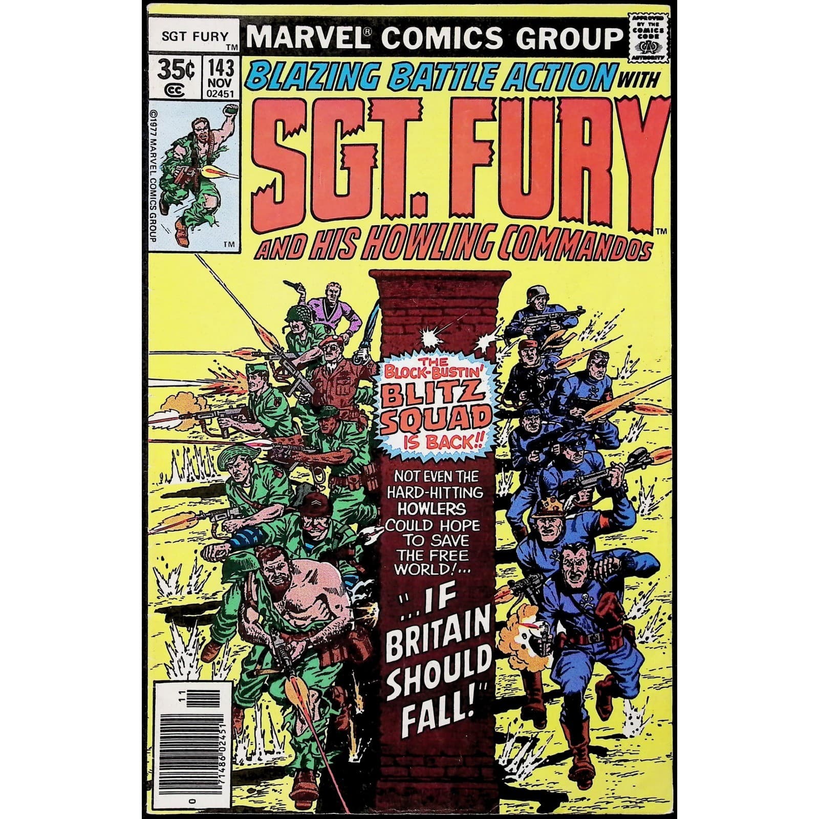 Sgt. Fury Howling Commandos 2X Comic Lot #155 143 1st Hecate Newsstand Marvel - Thumbnail 4