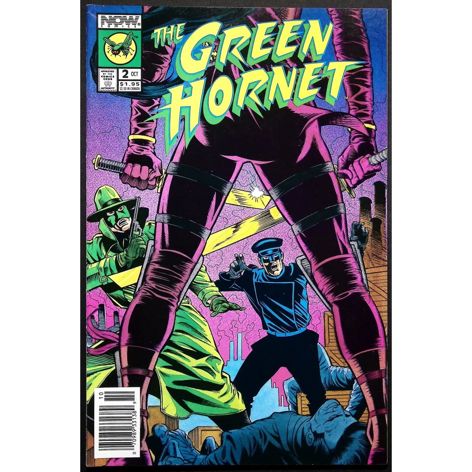 NOW Comics The Green Hornet 1 2 3 Comic Books Lot Set Newsstand 1991 Chuck Dixon - Thumbnail 2