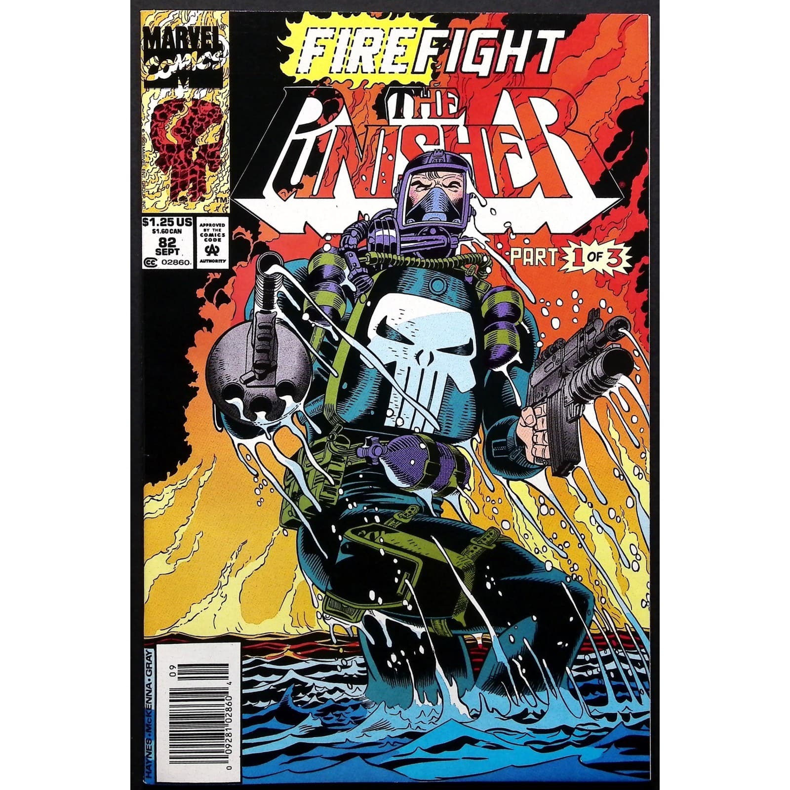 The Punisher Comic Books Lot 3 Newsstand Issues 53 81 82 - Thumbnail 4