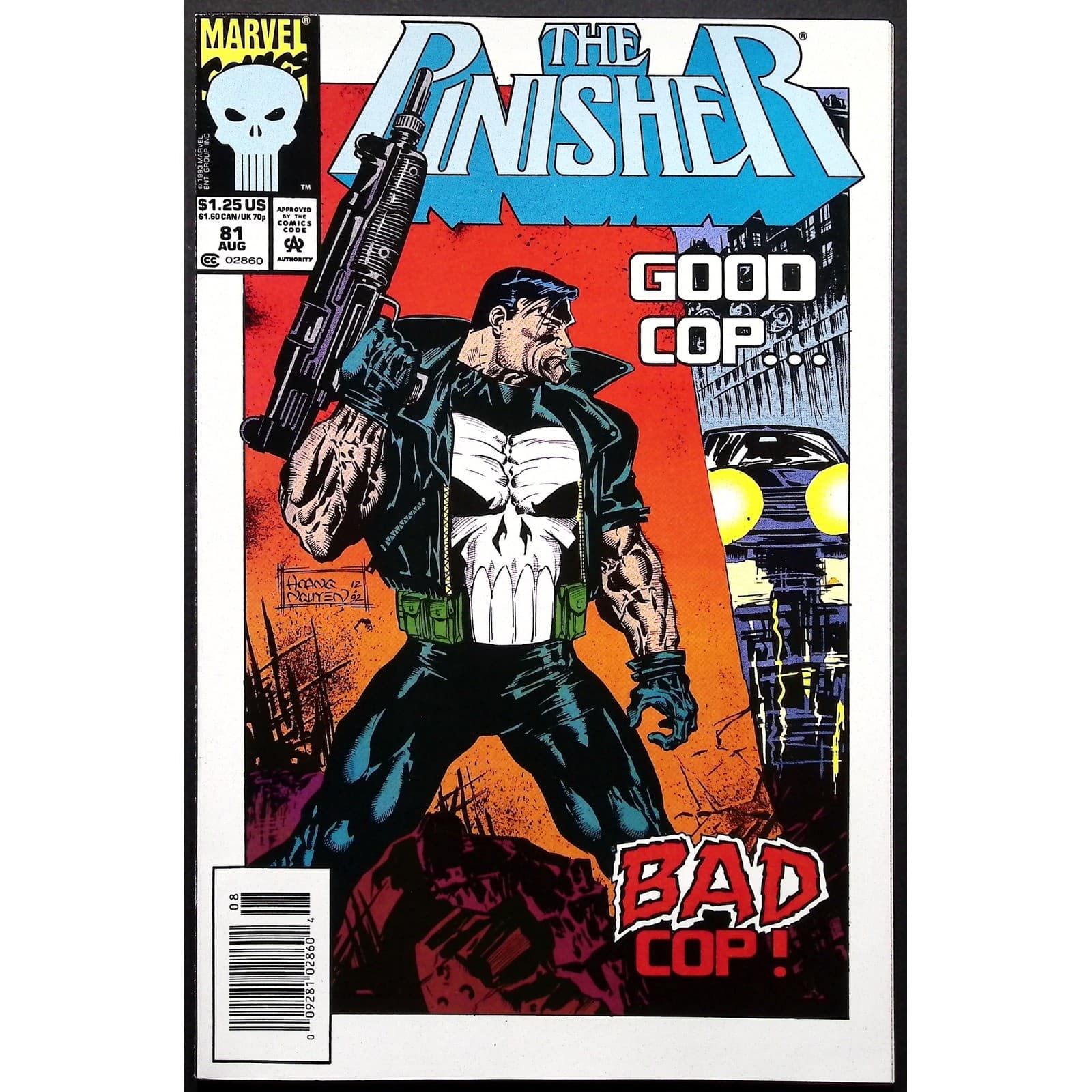 The Punisher Comic Books Lot 3 Newsstand Issues 53 81 82 - Thumbnail 3