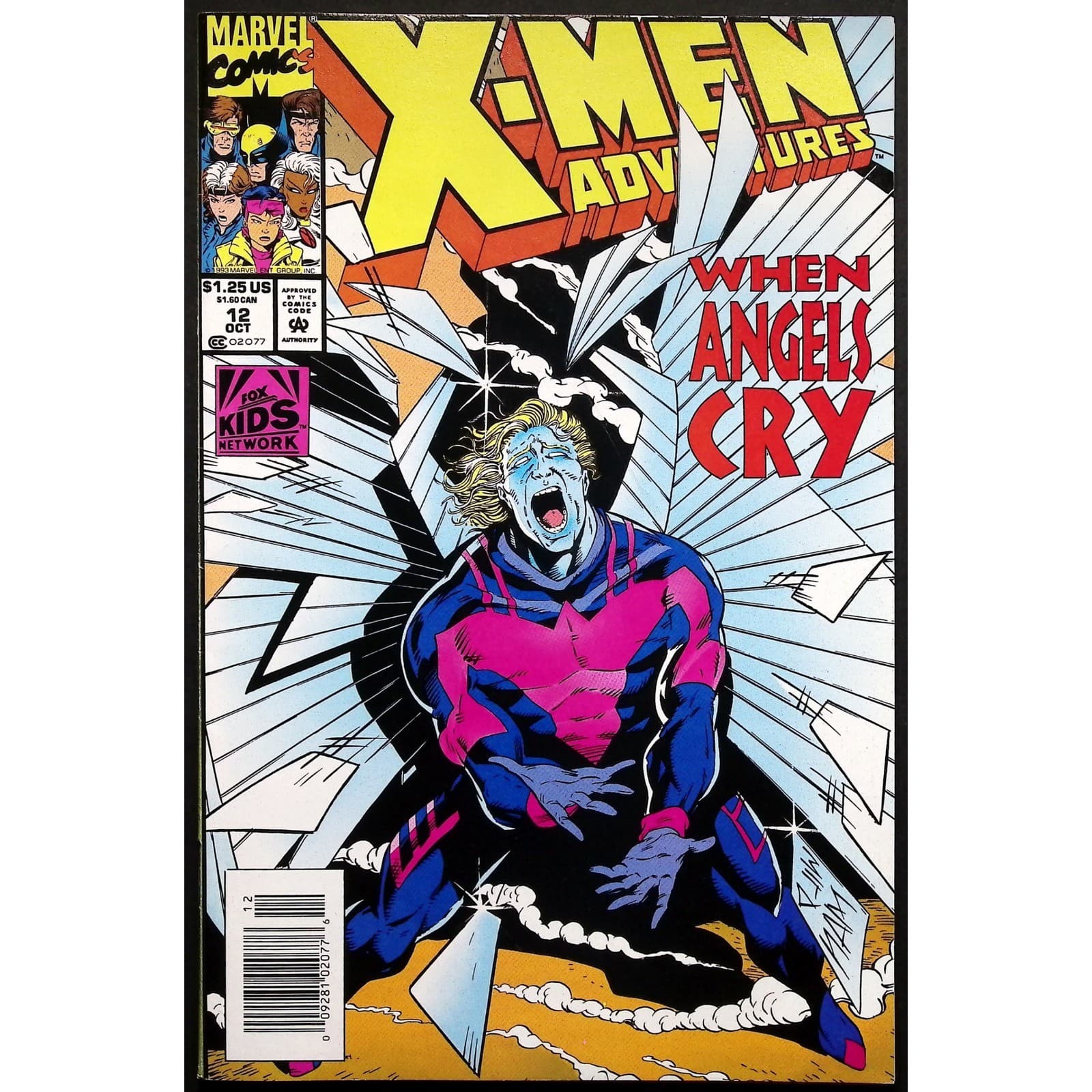 X-Men Adventures Comic Book 2x Lot 11 12 Newstand When Angels Cry The Dying Game - Thumbnail 2