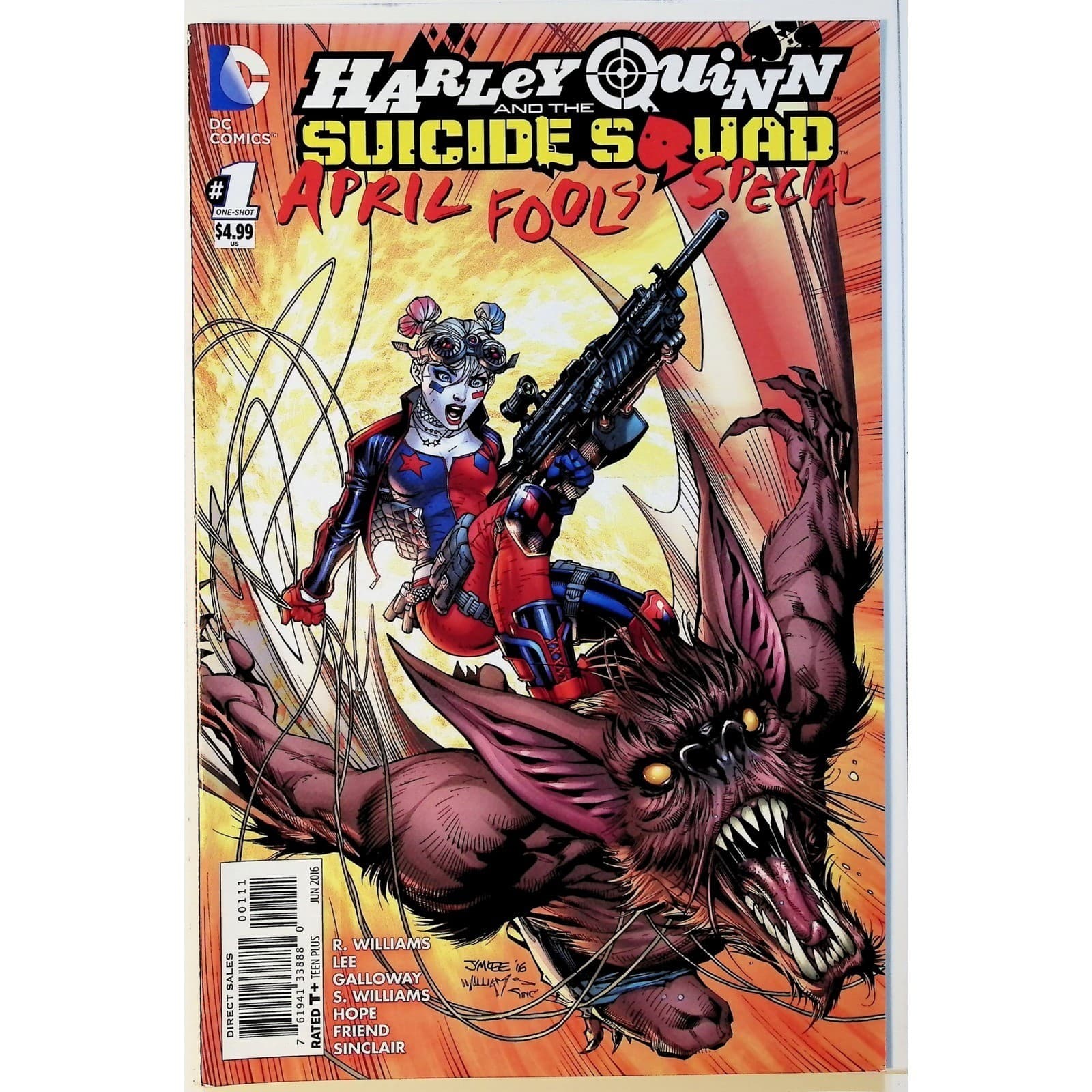 Suicide Squad Most Wanted Deadshot & Katana #2-3,5-6 + Harley Quinn April Fools - Thumbnail 2
