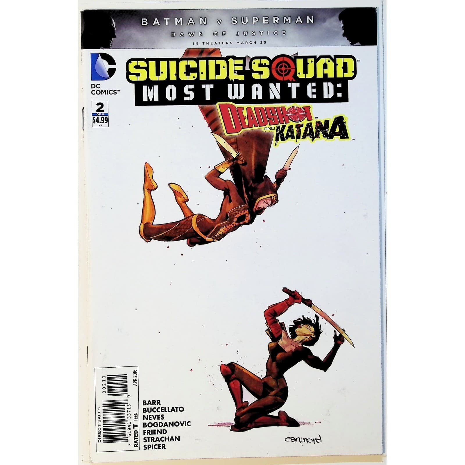 Suicide Squad Most Wanted Deadshot & Katana #2-3,5-6 + Harley Quinn April Fools - Thumbnail 3