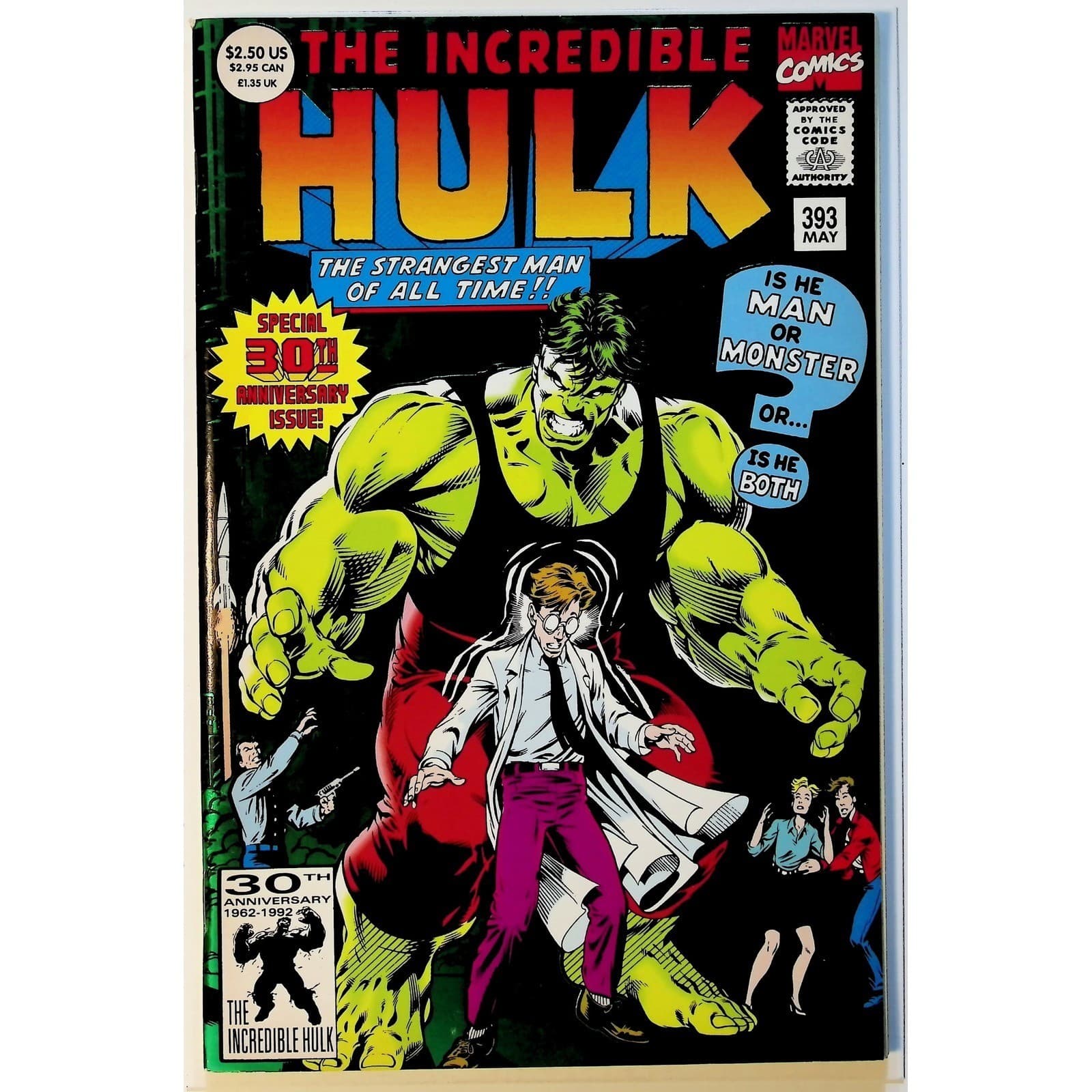 Incredible Hulk Comic Lot #348 393 411 Marvel Bronze/Modern Key Issues VF/NM - Thumbnail 2