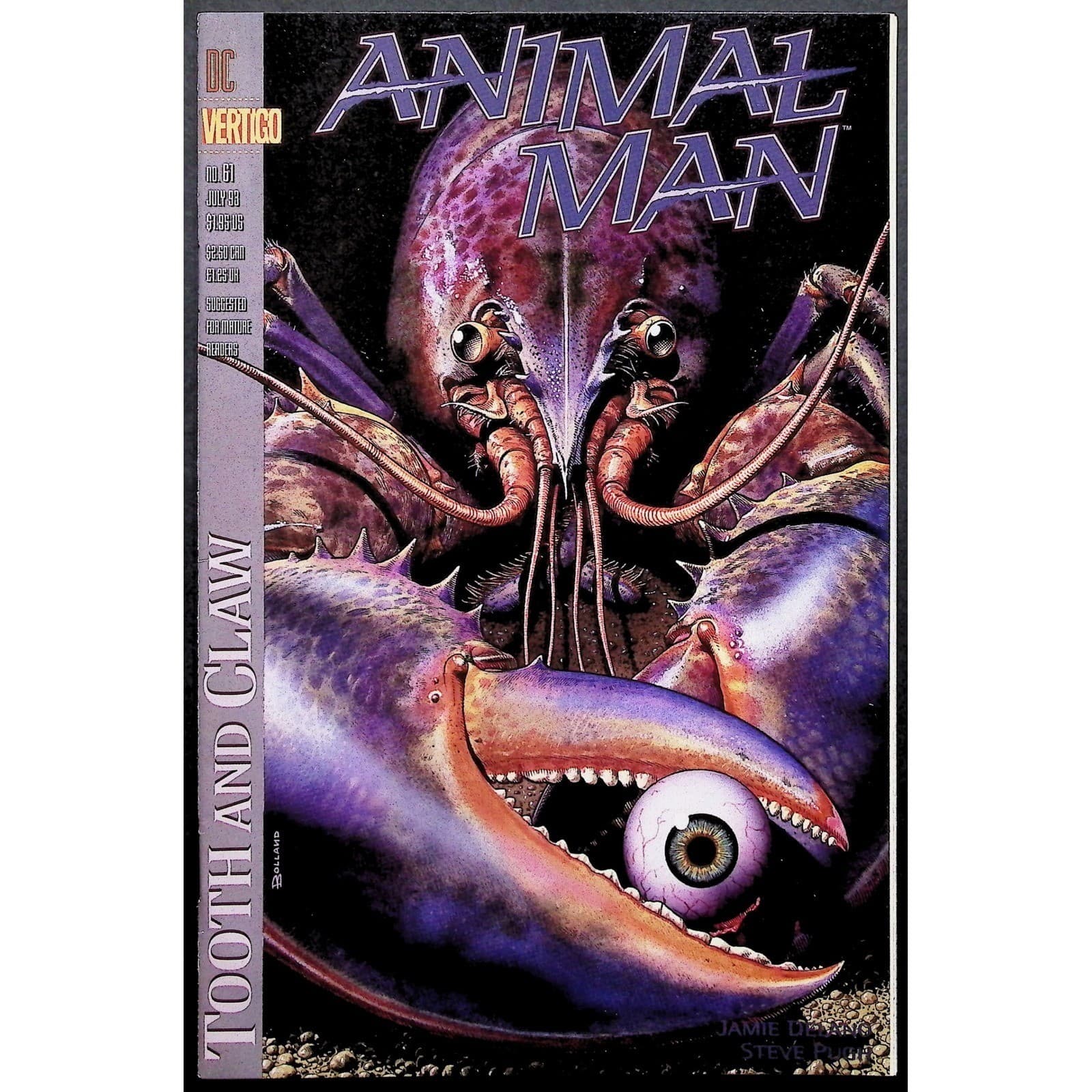 Animal Man Comic Book Lot 49 57 59 61 69 74 75 Bolland Final Issue - Thumbnail 14