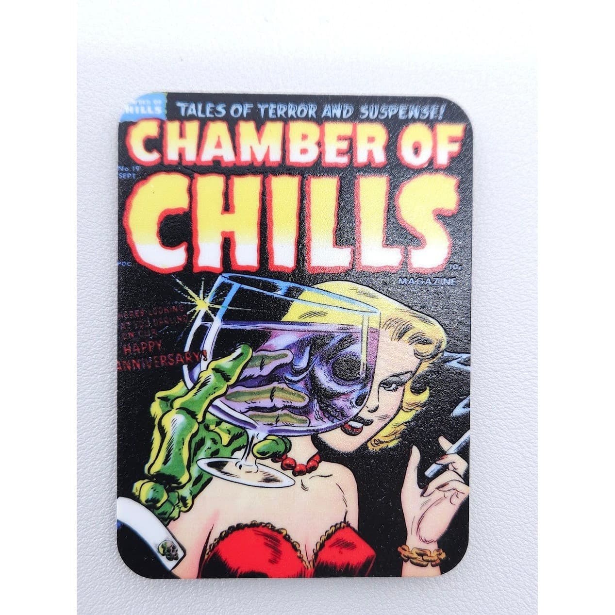 Handmade Magnet Set Classic Horror Comic Cover Art Vintage Lot 4pc - Thumbnail 9