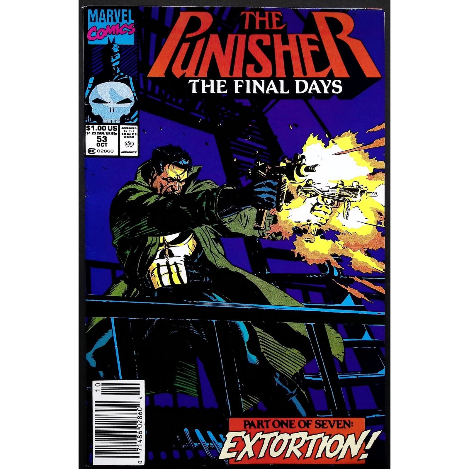 The Punisher Comic Books Lot 3 Newsstand Issues 53 81 82 - Thumbnail 2