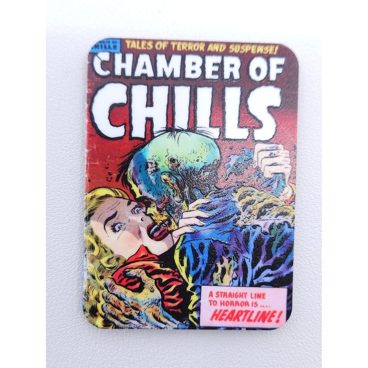 Handmade Magnet Set Classic Horror Comic Cover Art Vintage Lot 4pc - Thumbnail 7