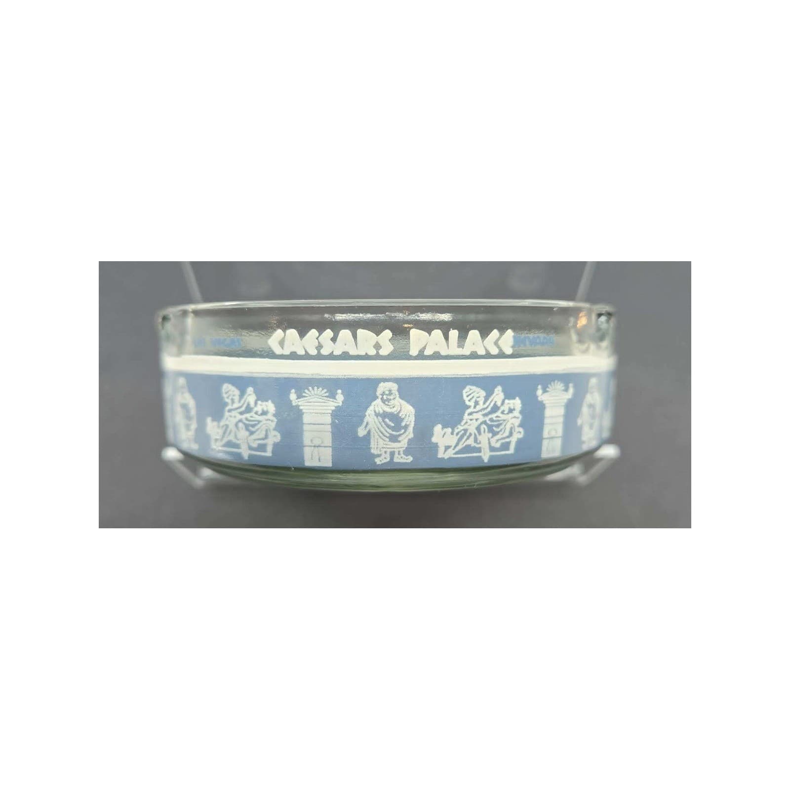 Caesars Palace Ashtray Lot Vintage Glass Las Vegas Boardwalk Regency Casino 2pc - Thumbnail 6