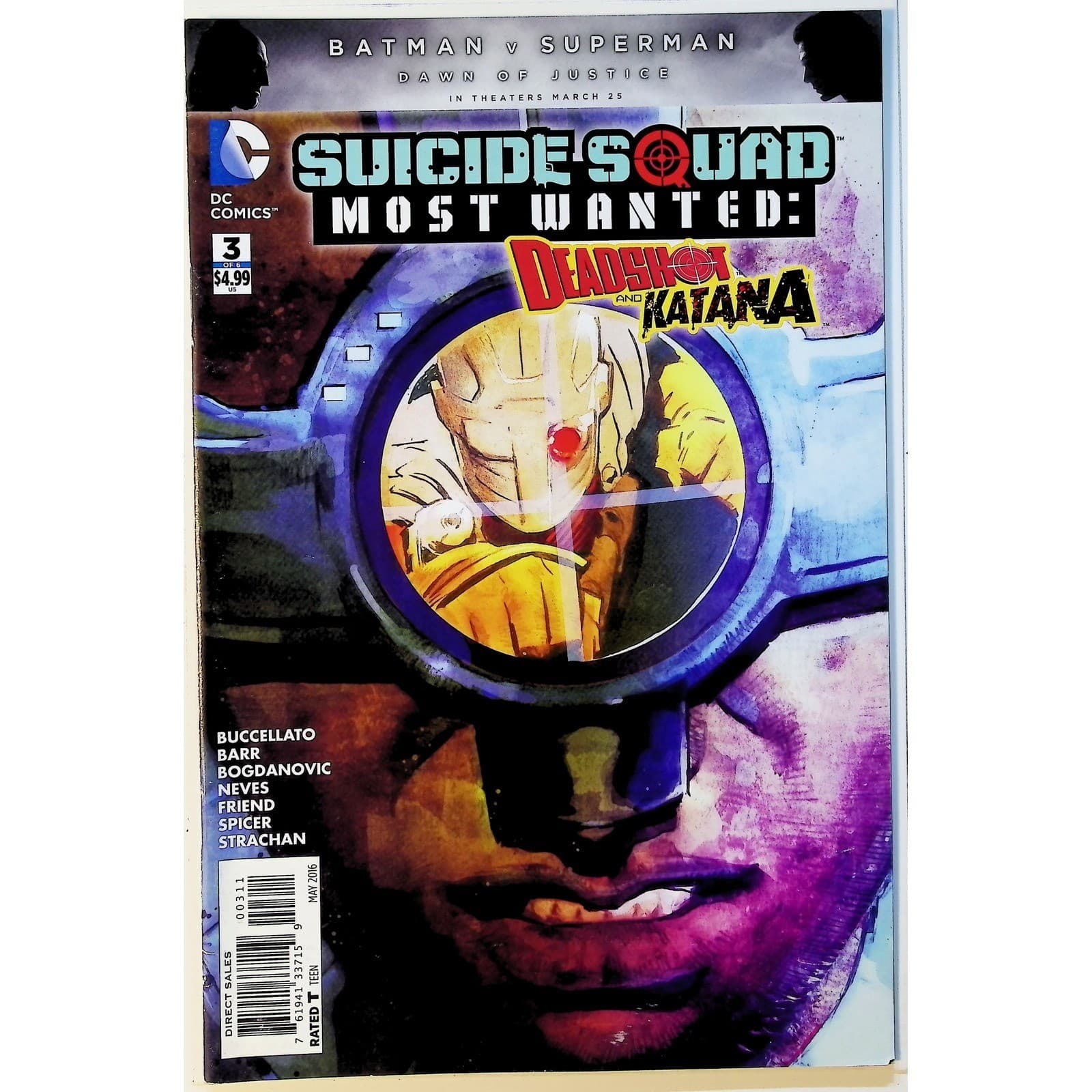 Suicide Squad Most Wanted Deadshot & Katana #2-3,5-6 + Harley Quinn April Fools - Thumbnail 4