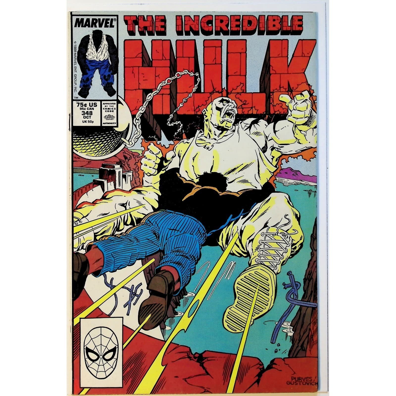 Incredible Hulk Comic Lot #348 393 411 Marvel Bronze/Modern Key Issues VF/NM - Thumbnail 4