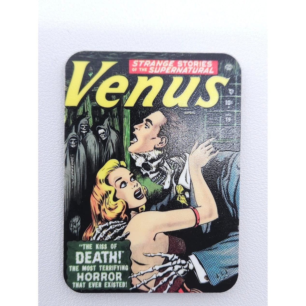Handmade Magnet Set Classic Horror Comic Cover Art Vintage Lot 4pc - Thumbnail 5