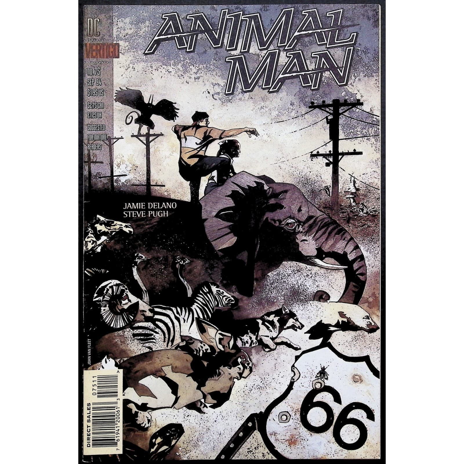 Animal Man Comic Book Lot 49 57 59 61 69 74 75 Bolland Final Issue - Thumbnail 6