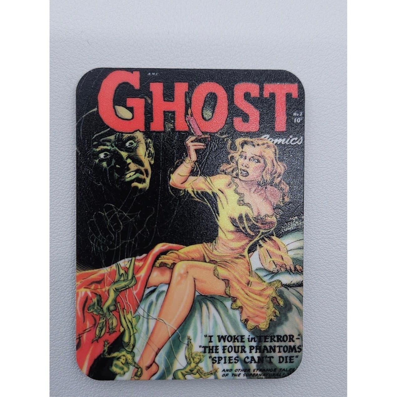 Handmade Magnet Set Classic Horror Comic Cover Art Vintage Lot 4pc - Thumbnail 10