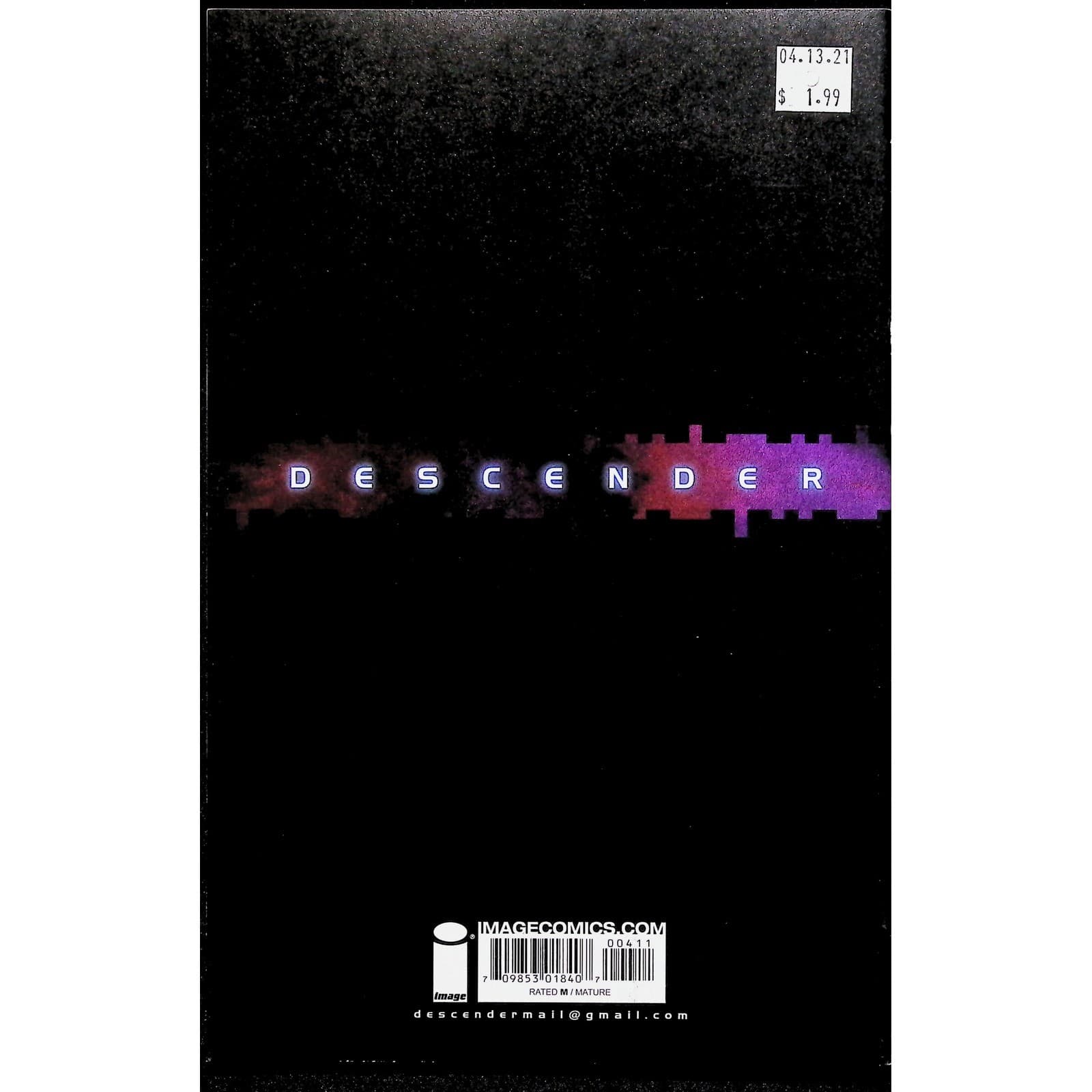 Image Comics Descender No. 1-6 Comic Lot Jeff Lemire Dustin Nguyen Sci-Fi #1-6 - Thumbnail 10