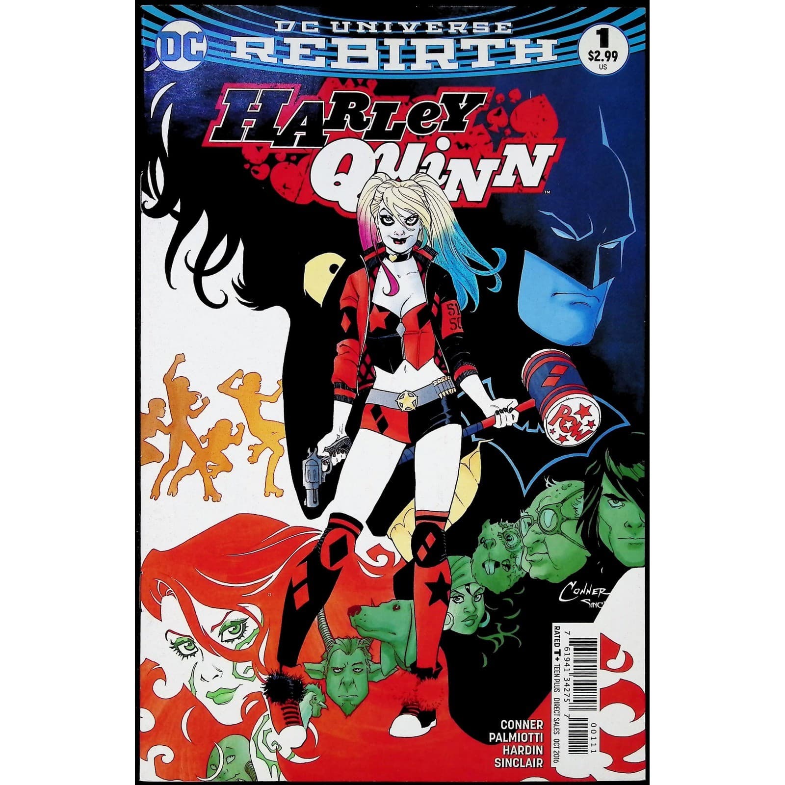 Harley Quinn 4X Comic Lot #1 59 60 60 Rebirth Amanda Conner DC - Thumbnail 2