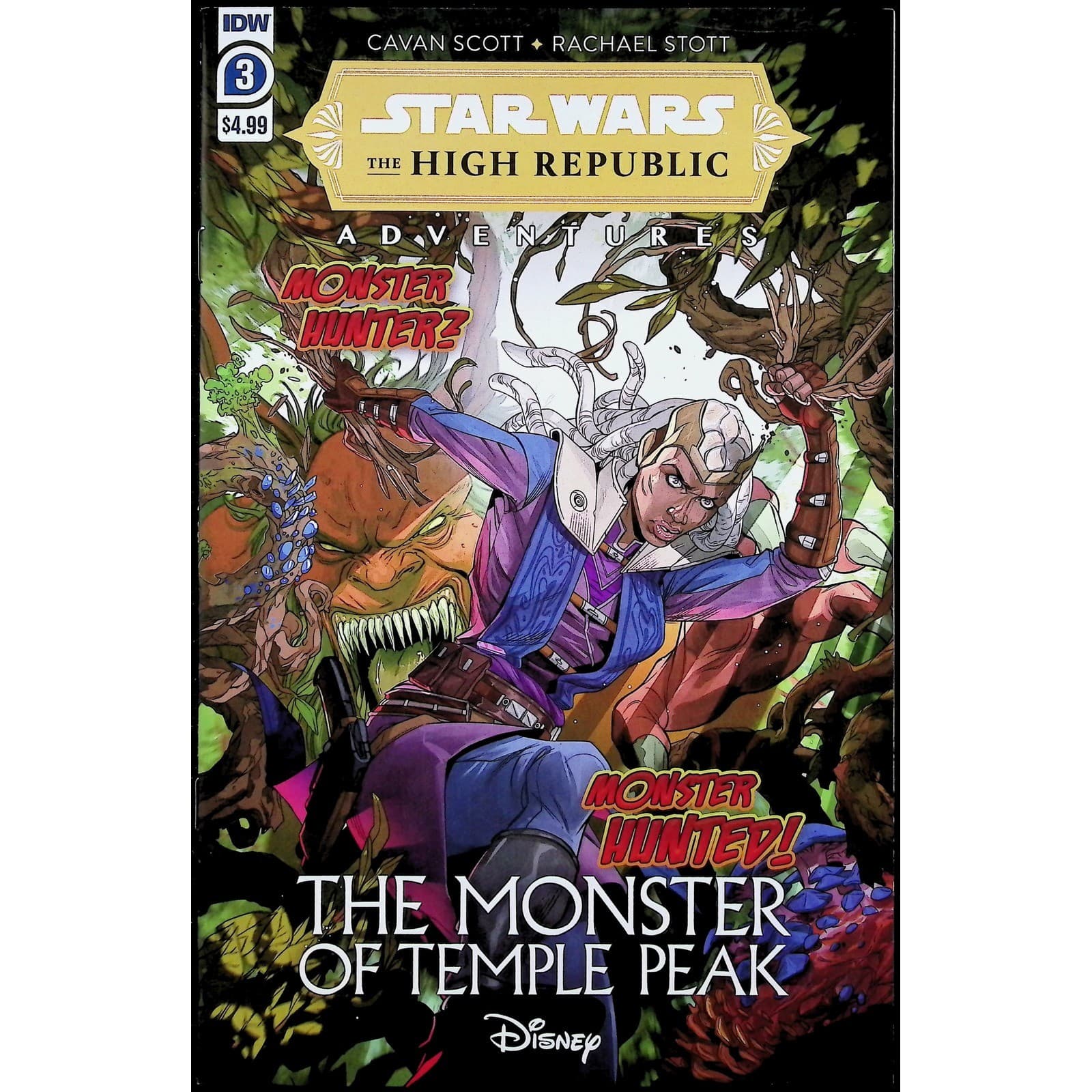 IDW Comic Lot Star Wars The High Republic Adventures Monster of Temple Peak #3 4 - Thumbnail 2