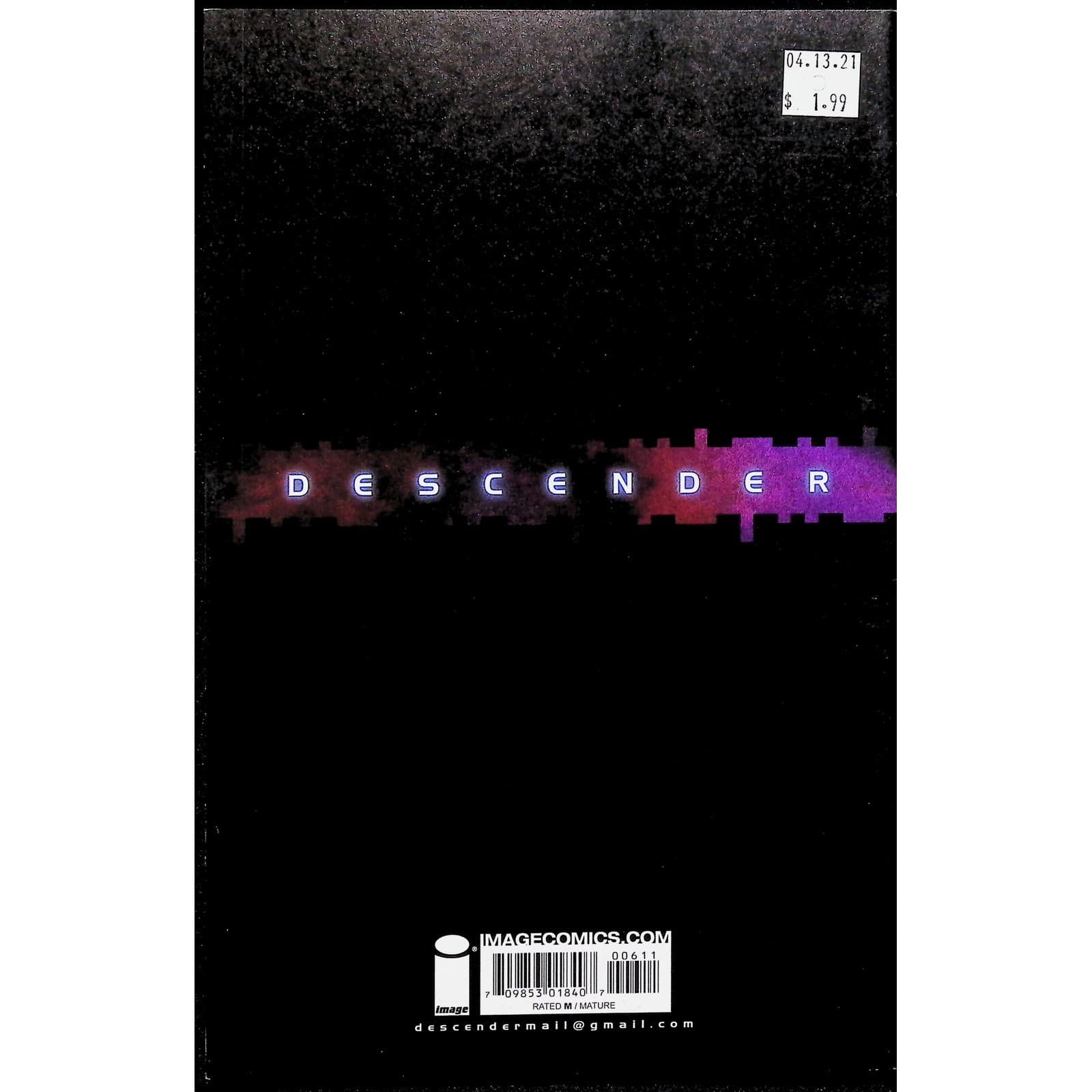 Image Comics Descender No. 1-6 Comic Lot Jeff Lemire Dustin Nguyen Sci-Fi #1-6 - Thumbnail 12
