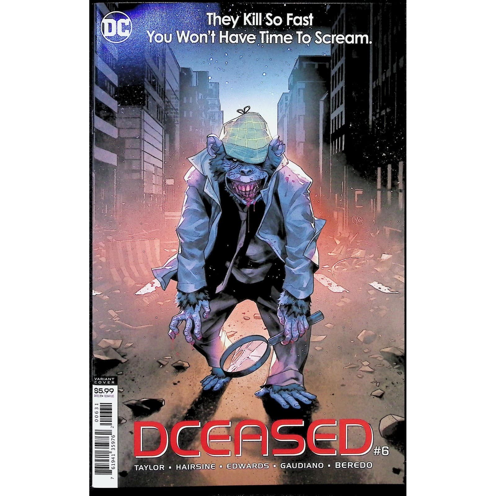 DCeased 6X Comic Lot 2 3 4 5 5 6 Yasmine Putri Mattina Horror Homage Variants DC - Thumbnail 12