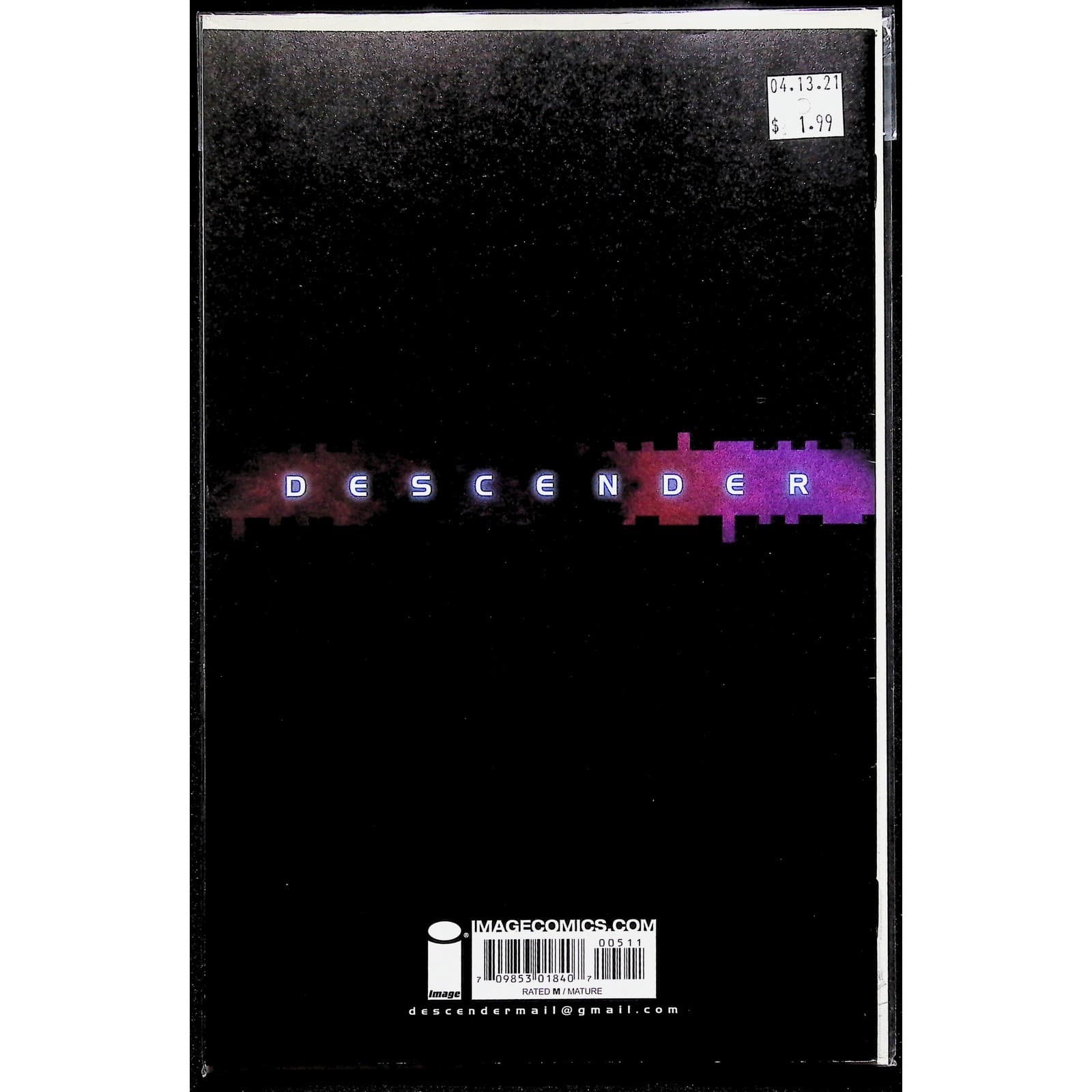 Image Comics Descender No. 1-6 Comic Lot Jeff Lemire Dustin Nguyen Sci-Fi #1-6 - Thumbnail 2